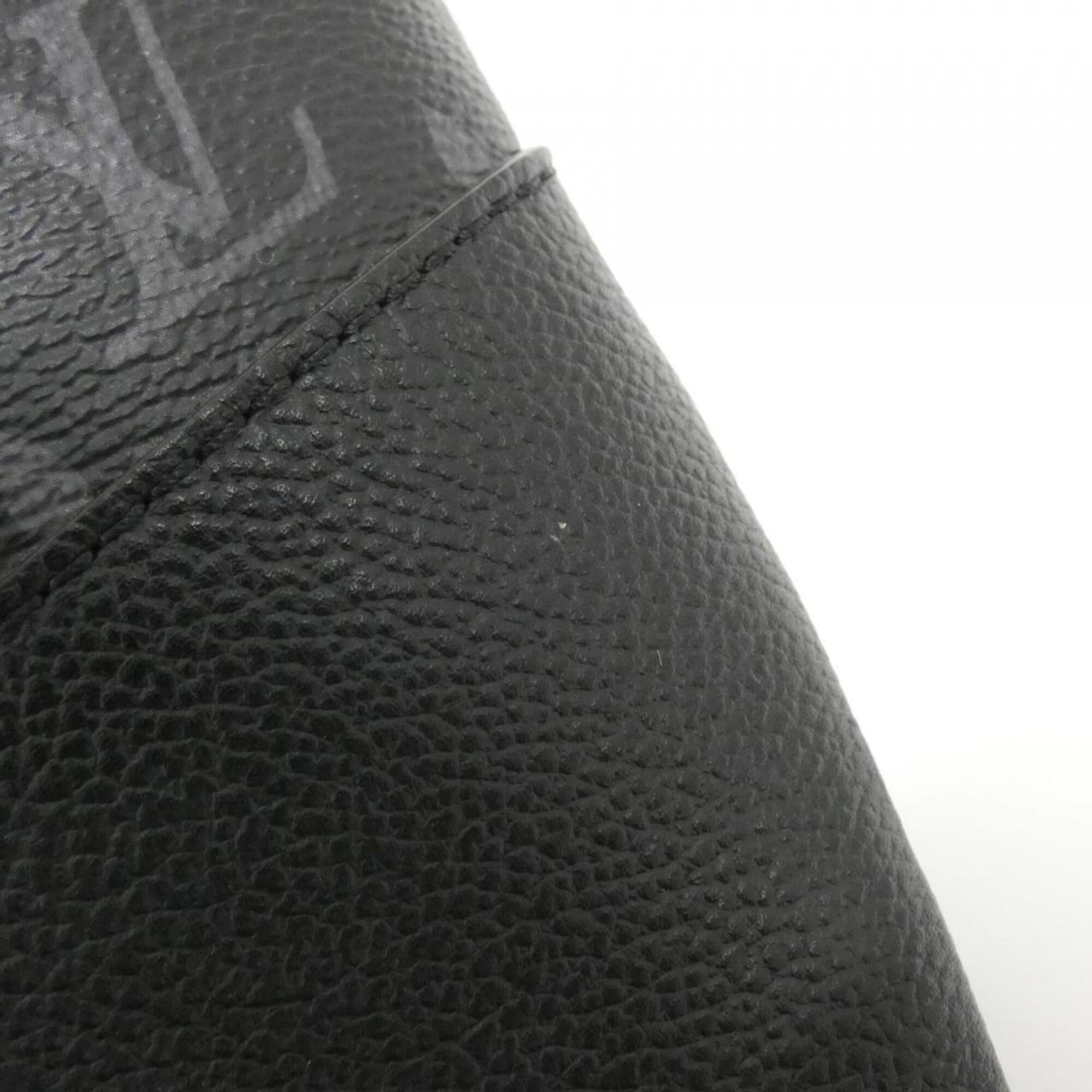 Louis Vuitton Black Coated Canvas Leather Handbag (Pre-Owned)
