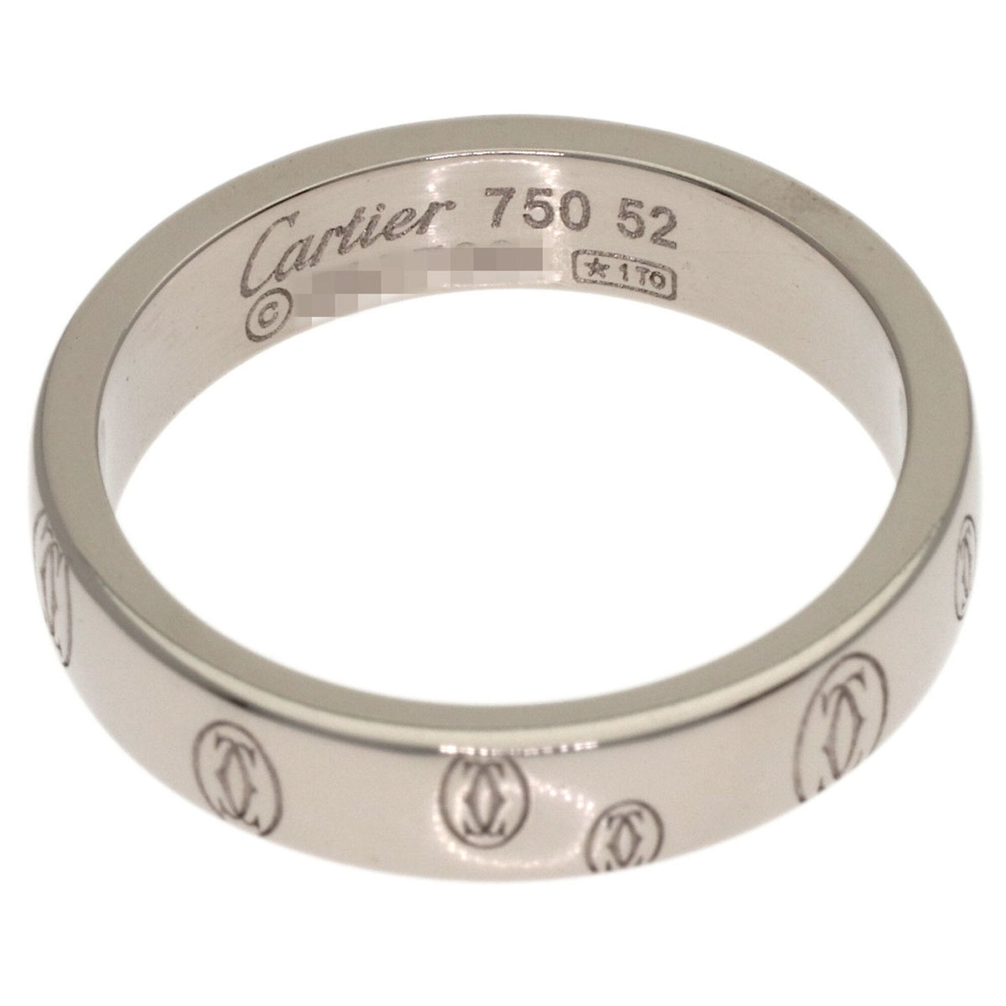 Cartier White Gold White Gold (18K) Band Ring (Pre-Owned)