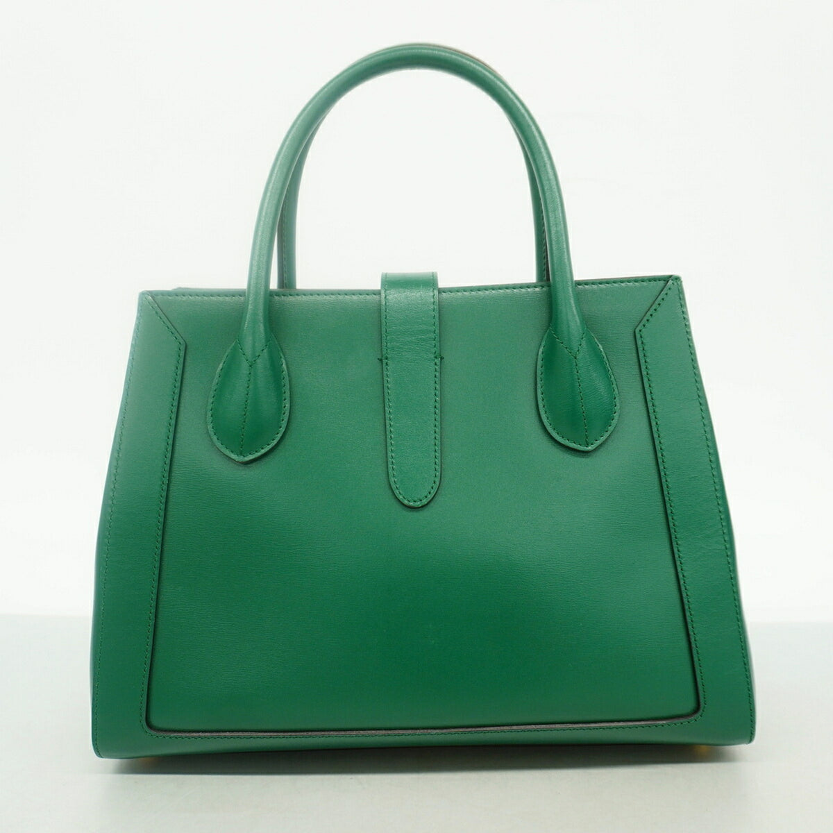 Gucci Green Leather Handbag (Pre-Owned)