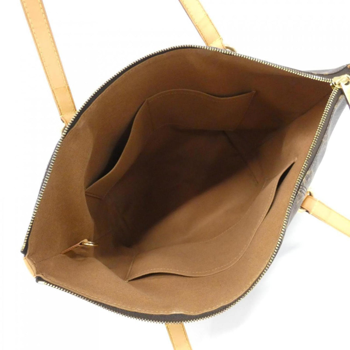Louis Vuitton Brown Coated Canvas Handbag (Pre-Owned)