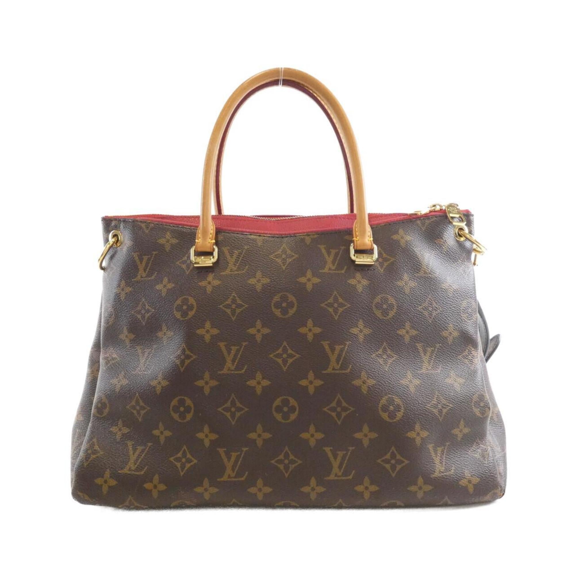 Louis Vuitton Cerise Marron Coated Canvas Handbag (Pre-Owned)