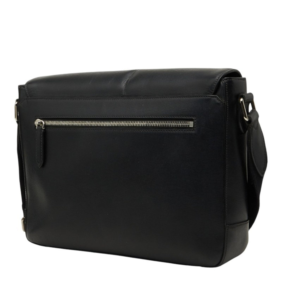 Burberry Black Leather Shoulder Bag (Pre-Owned)