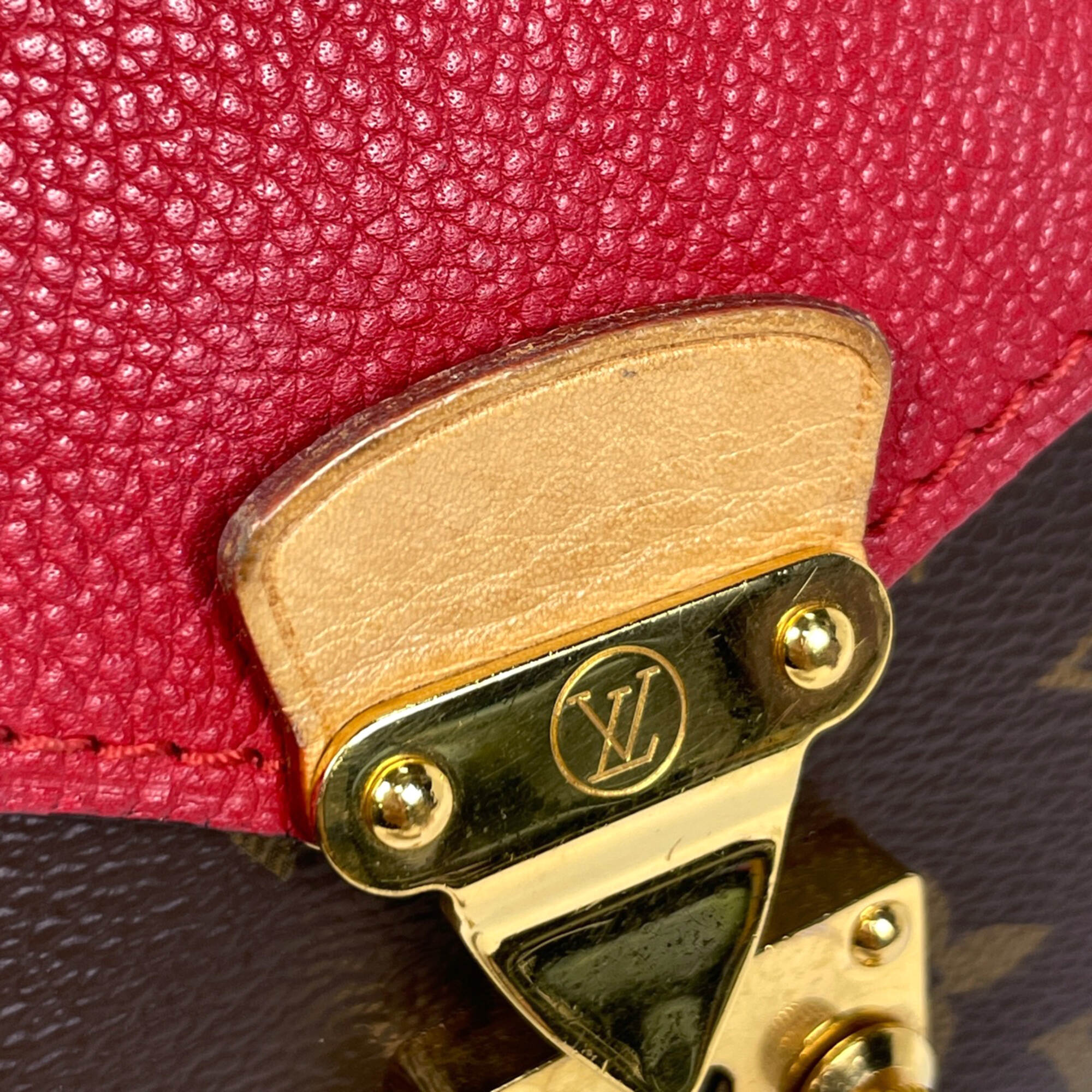 Louis Vuitton Cerise Red Color Monogram Shoulder Bag (Pre-Owned)