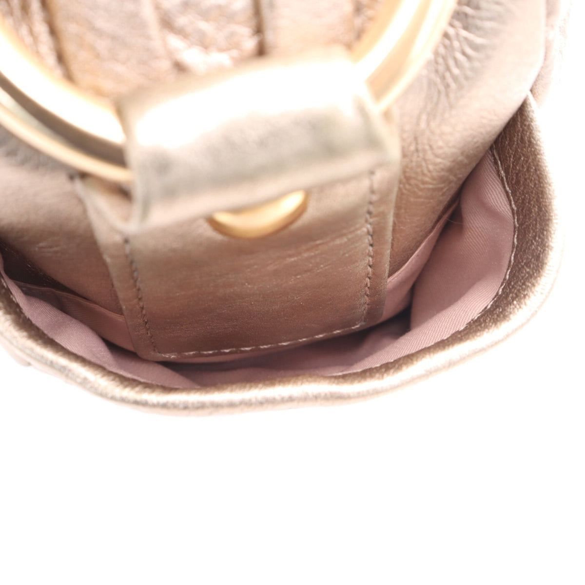 Coach Pink Gold Handbag (Pre-Owned)