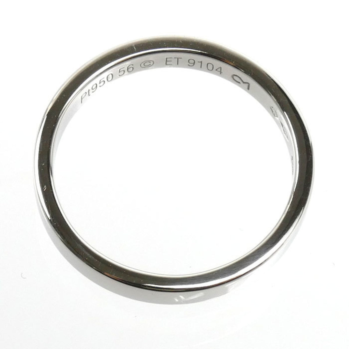 Cartier Platinum 950 Band Ring (Pre-Owned)