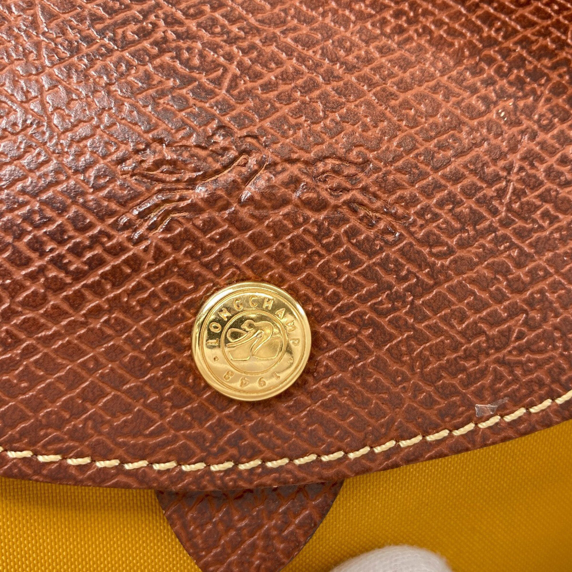 Longchamp Yellow Nylon (Pre-Owned)