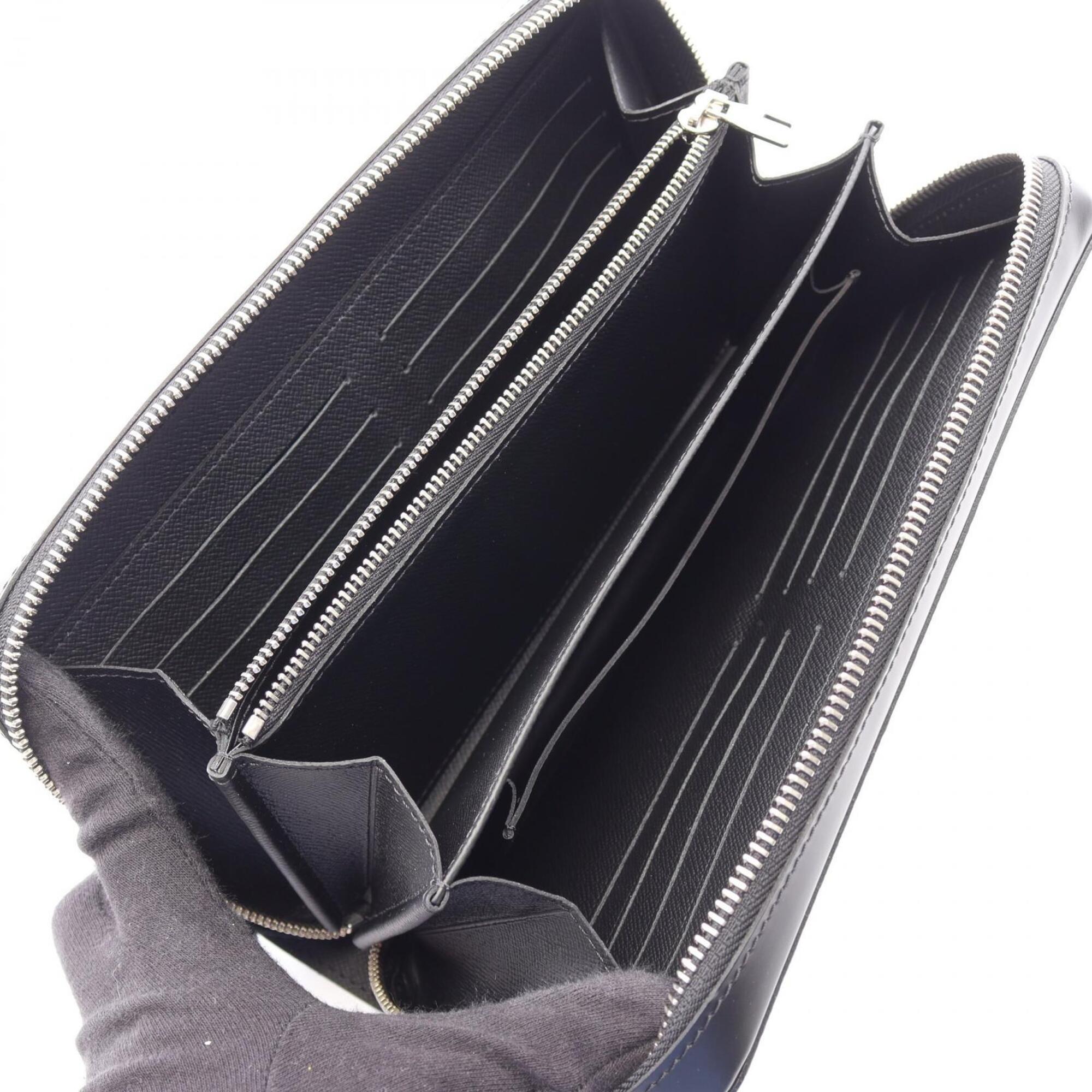 Louis Vuitton Black Damier Graphite Leather Pvc Long Wallet (Bi-Fold) (Pre-Owned)
