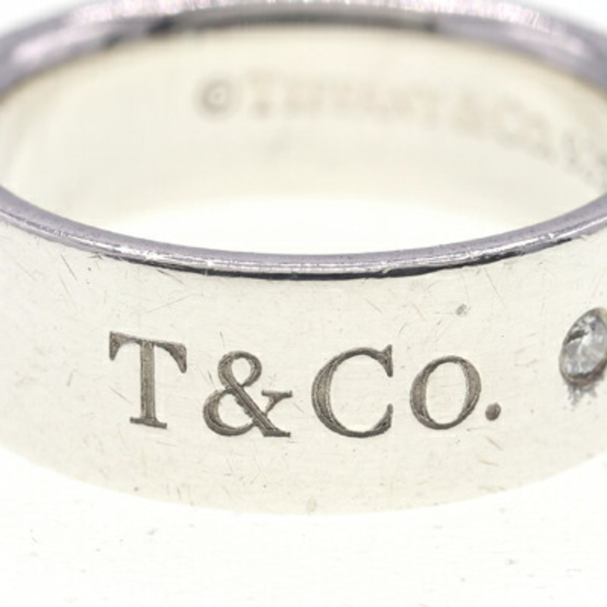 Tiffany Sterling Silver 925 Band Ring (Pre-Owned)