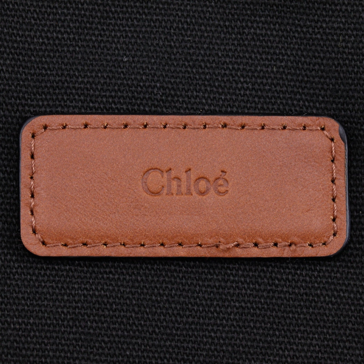 Chloé Black Canvas Tote Bag (Pre-Owned)