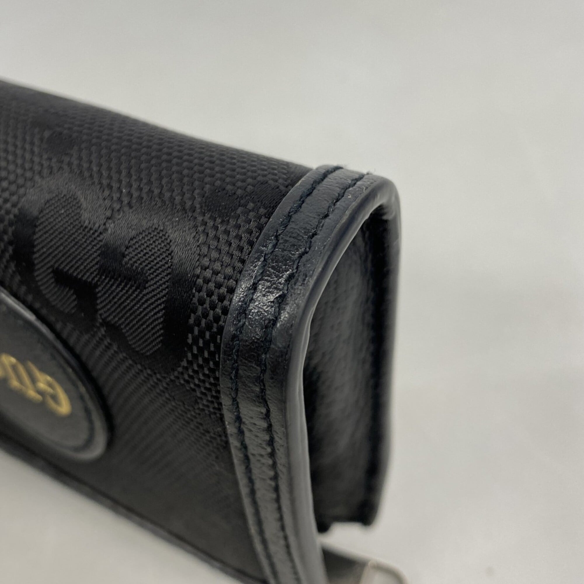 Gucci Black Canvas Wallet (Bi-Fold) (Pre-Owned)