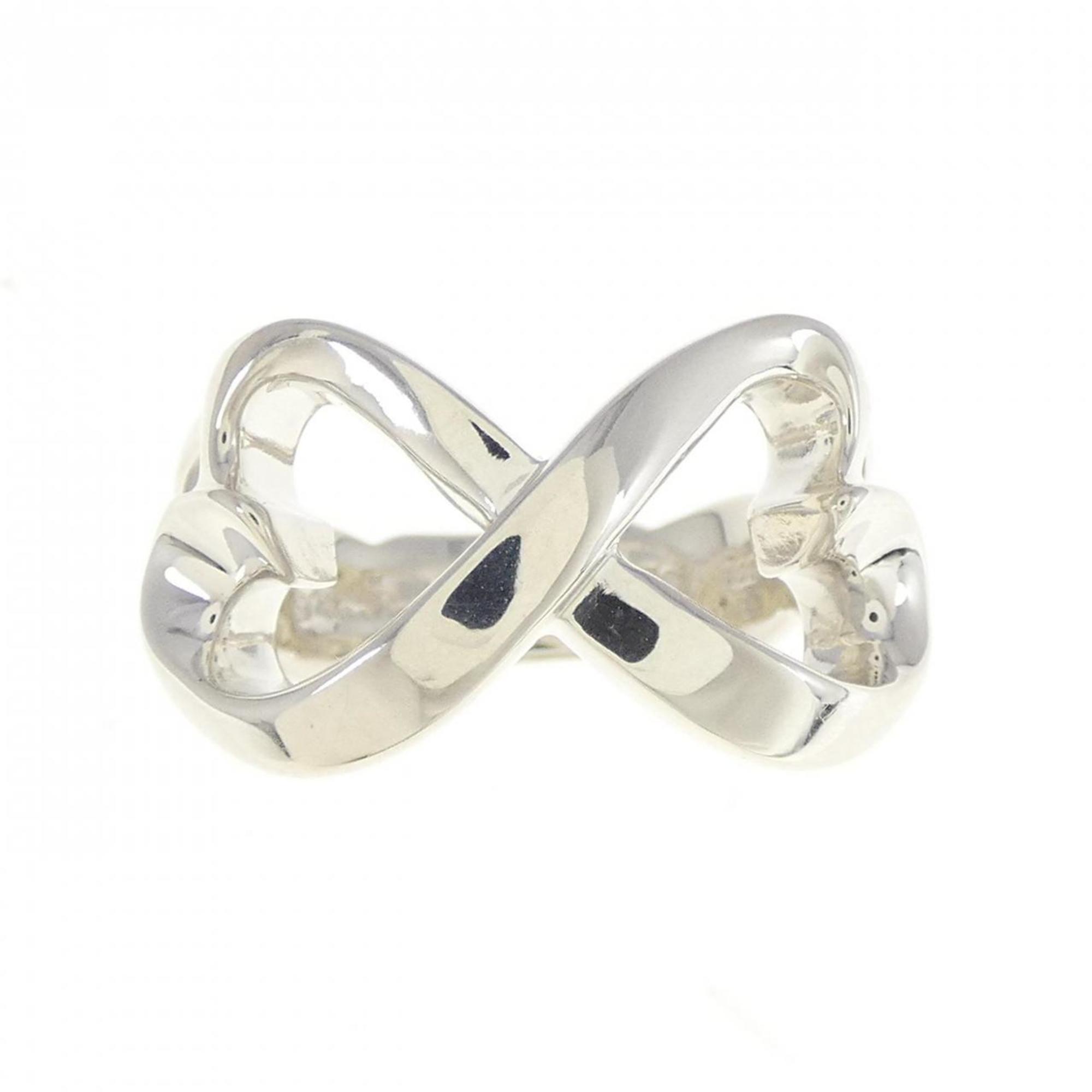 Tiffany Silver Silver 925 Band Ring (Pre-Owned)