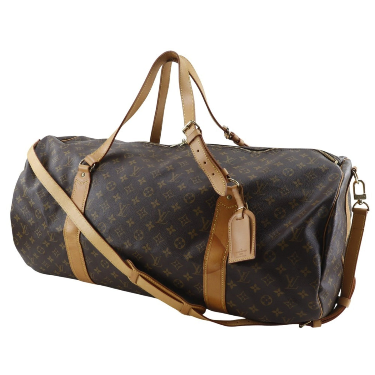 Louis Vuitton Brown Monogram Canvas Boston Bag (Pre-Owned)