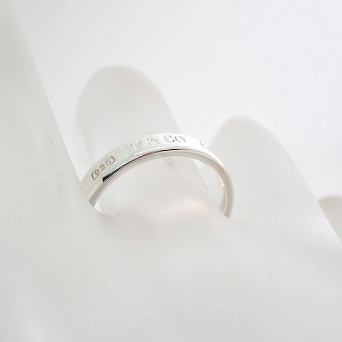 Tiffany Sterling Silver 925 Band Ring (Pre-Owned)