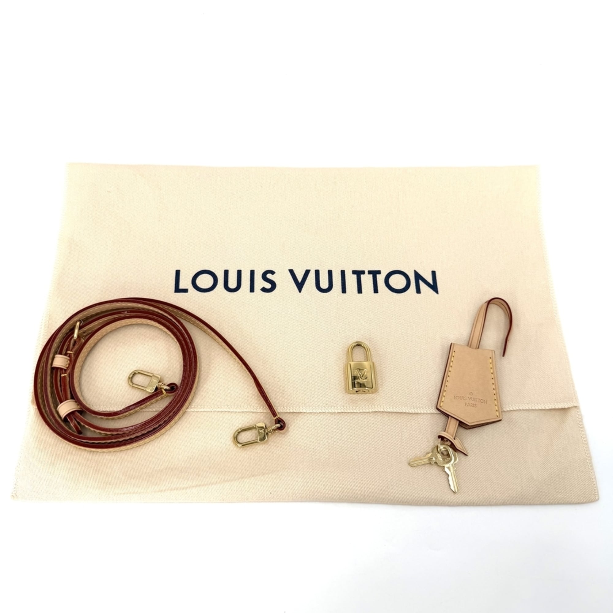 Louis Vuitton Brown Monogram White Monogram Canvas Handbag Shoulder Bag (Pre-Owned)