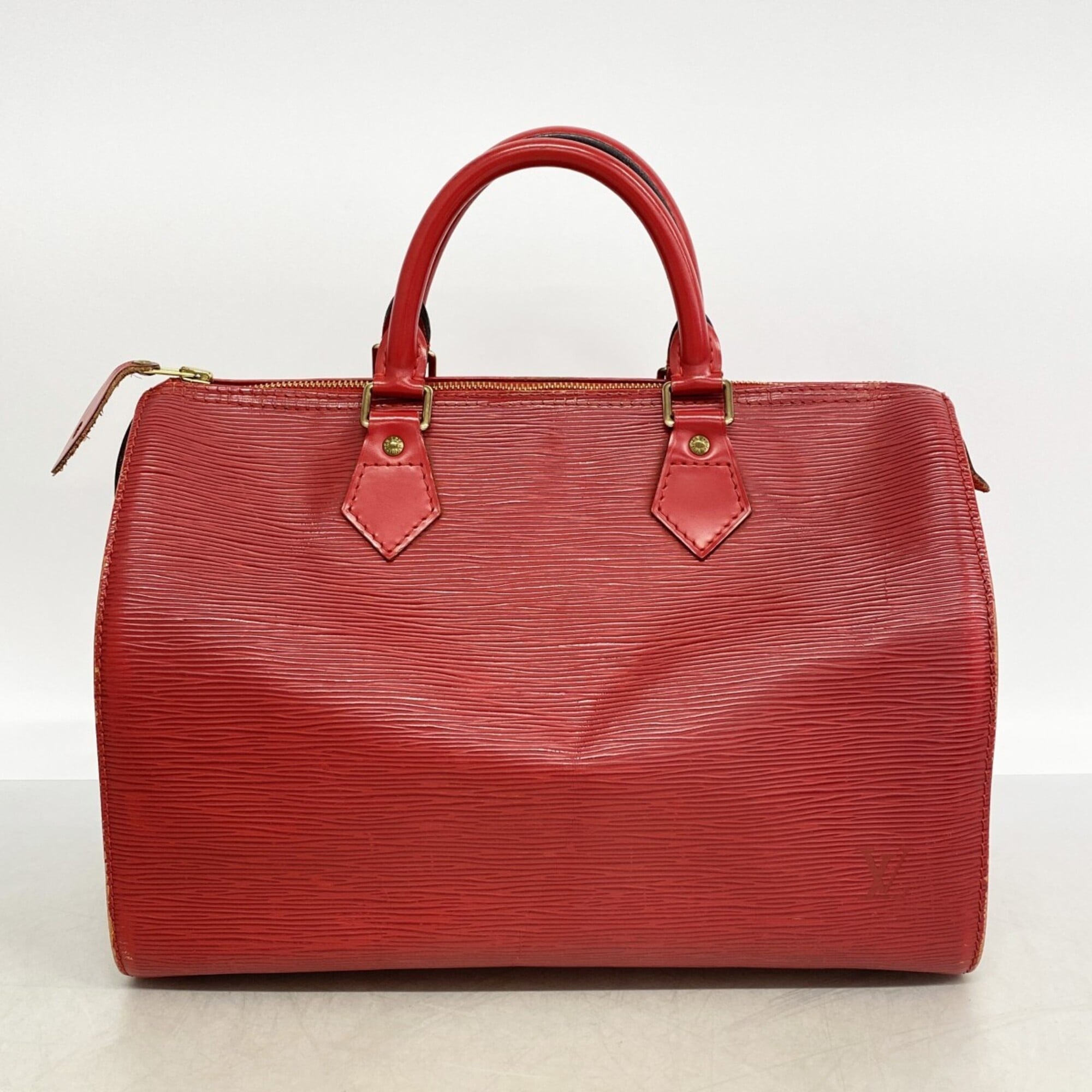 Louis Vuitton Castilian Red Handbag (Pre-Owned)