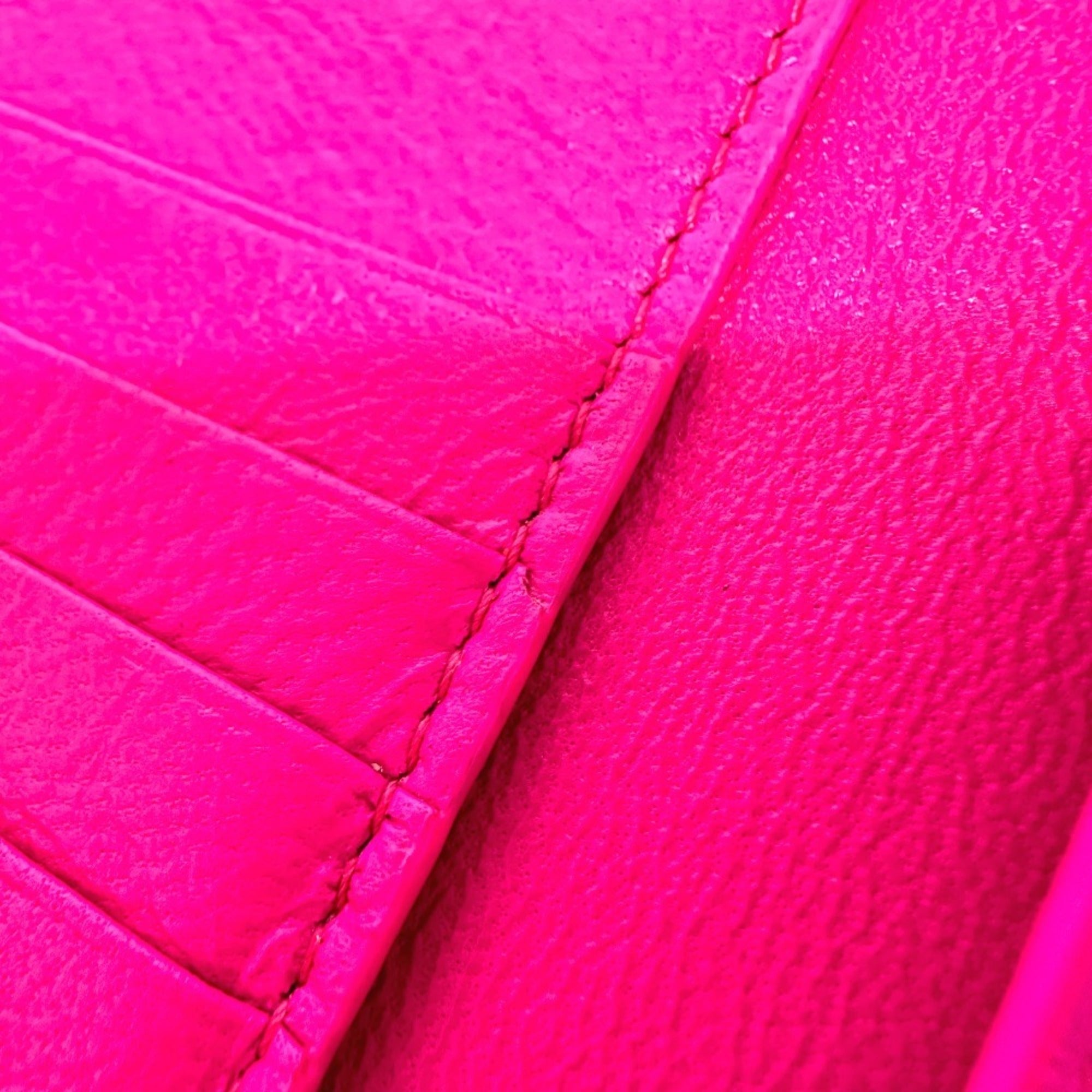 Balenciaga Pink Leather Wallet (Bi-Fold) (Pre-Owned)
