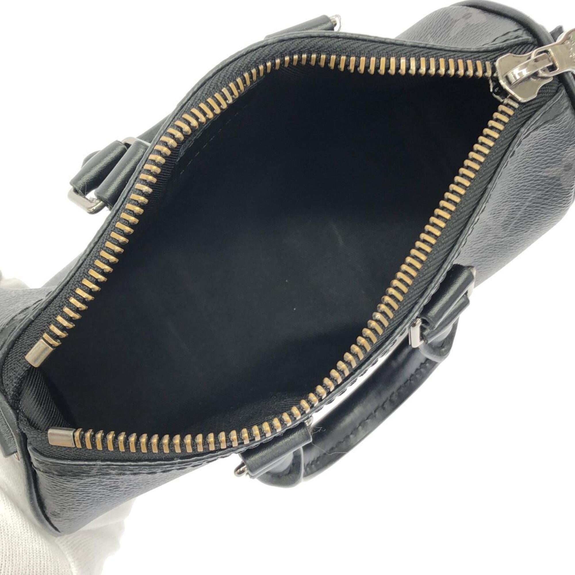 Louis Vuitton Black Coated Canvas Boston Bag (Pre-Owned)