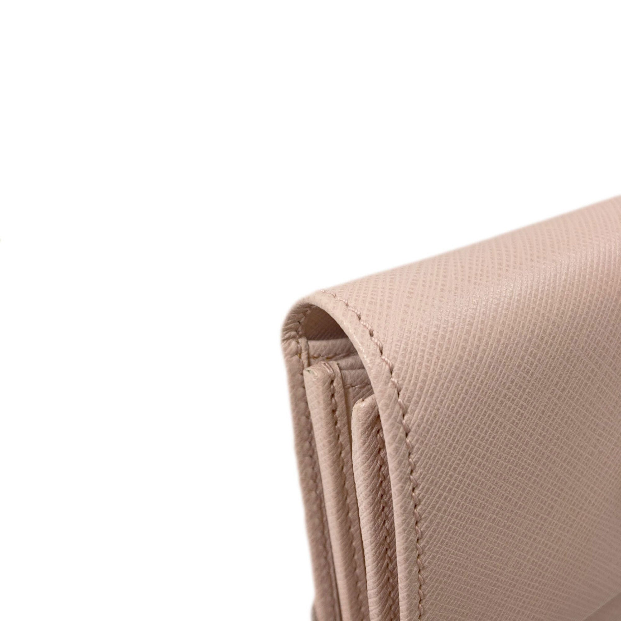 Salvatore Ferragamo Pink Leather Wallet (Bi-Fold) (Pre-Owned)