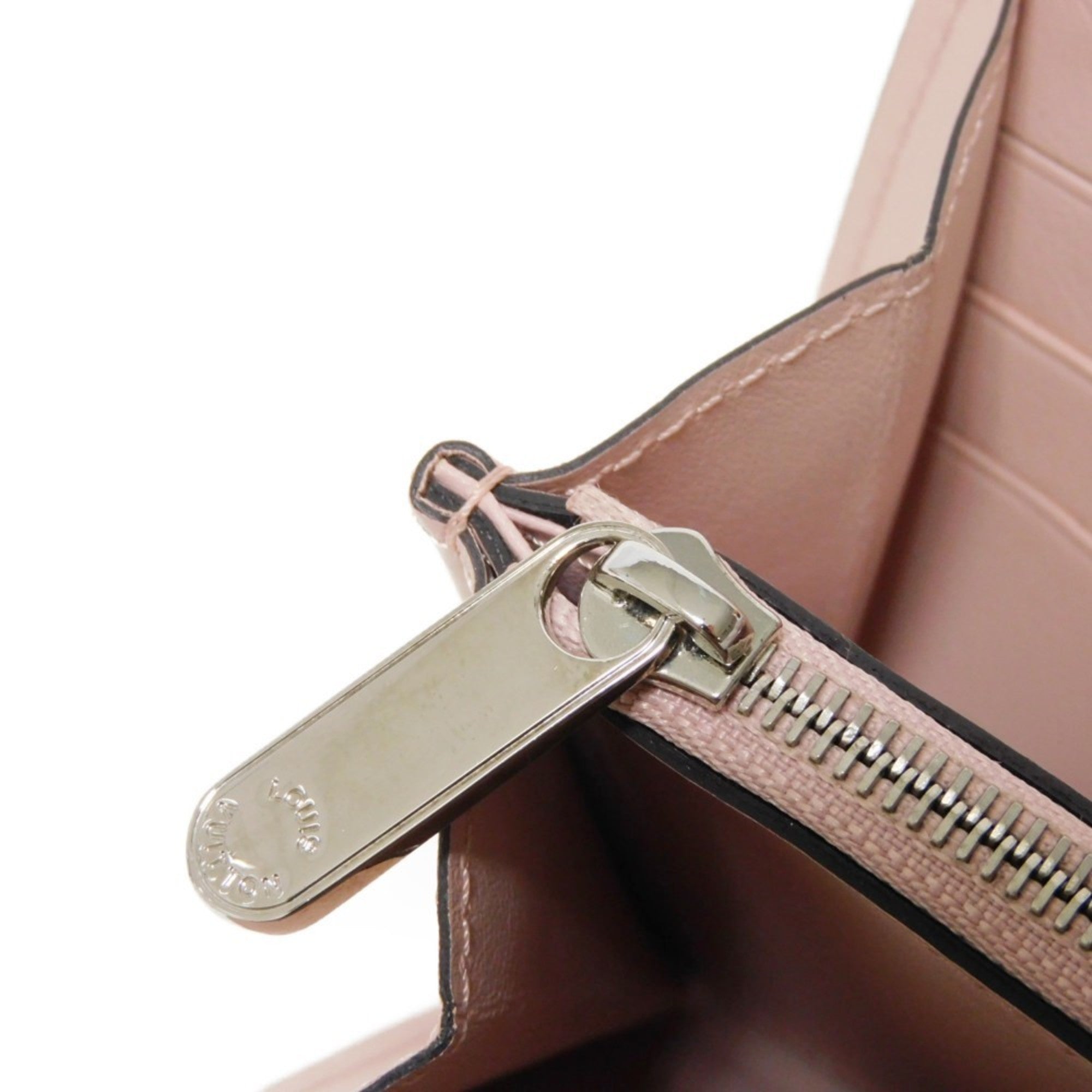 Louis Vuitton Magnolia Pink Mahina Leather Long Wallet (Bi-Fold) (Pre-Owned)