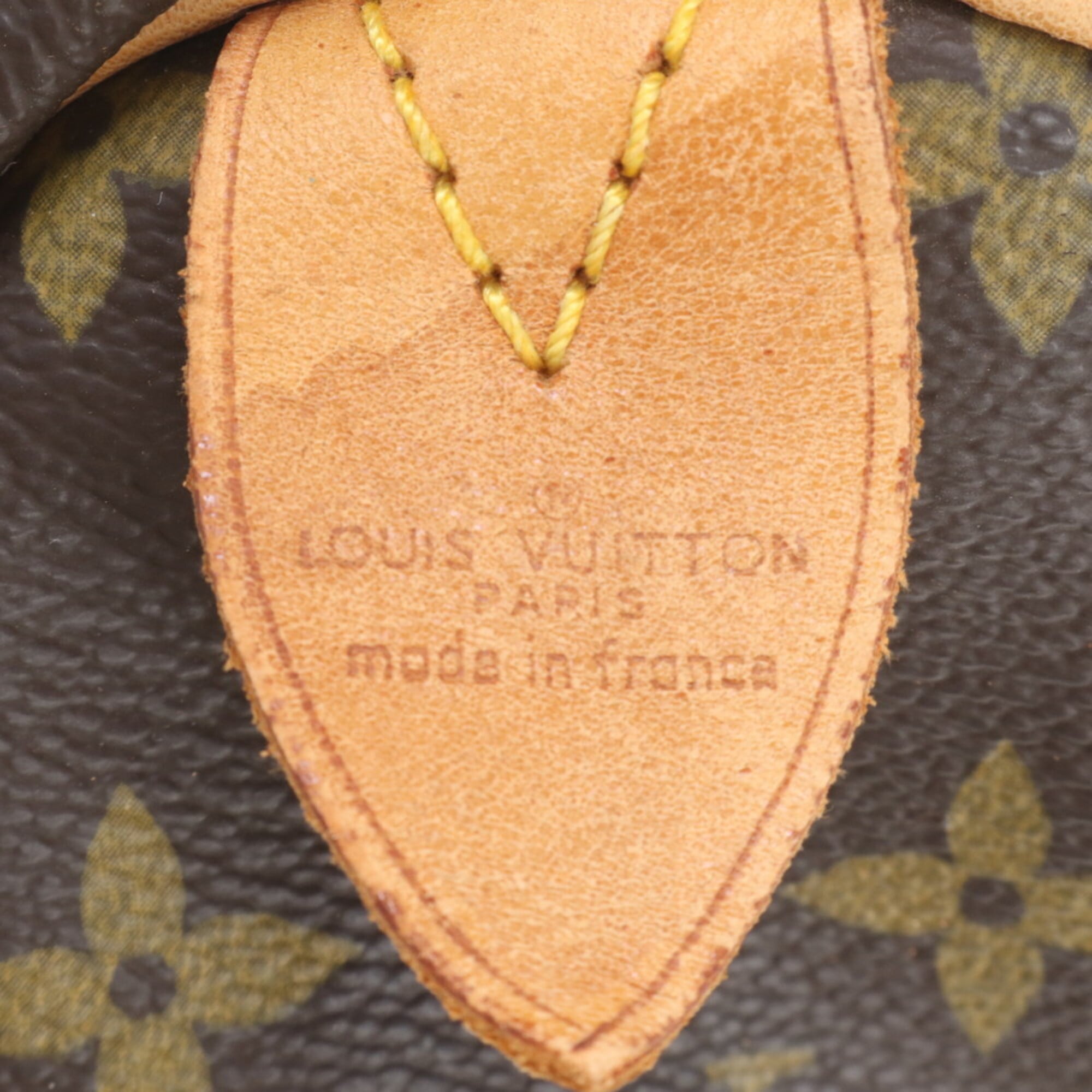 Louis Vuitton Brown Leather Coated Canvas Boston Bag Tote Bag (Pre-Owned)