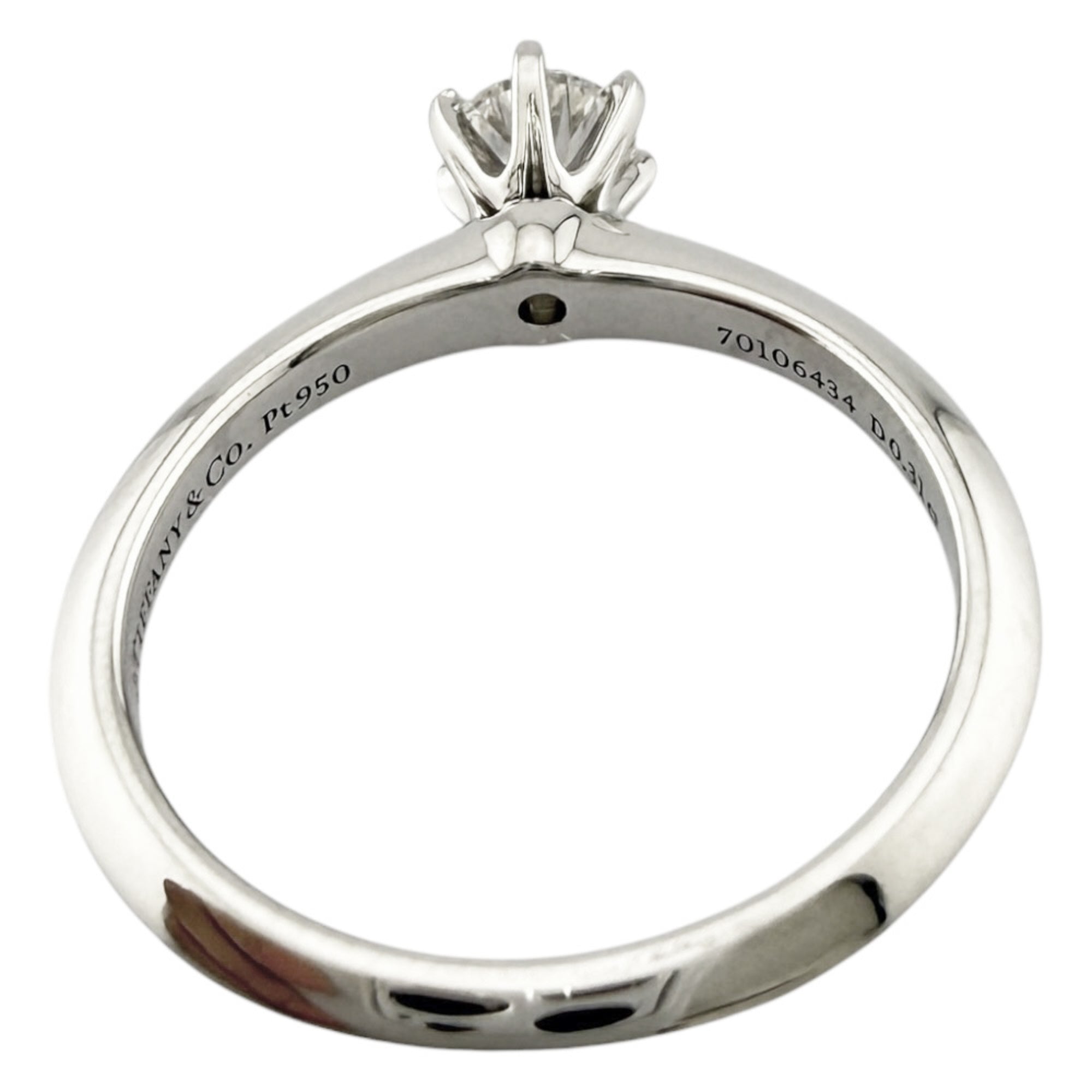 Tiffany Platinum 950 Band Ring (Pre-Owned)