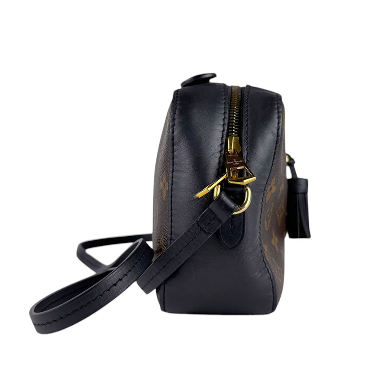 Louis Vuitton Black Brown Monogram Monogram Shoulder Bag (Pre-Owned)