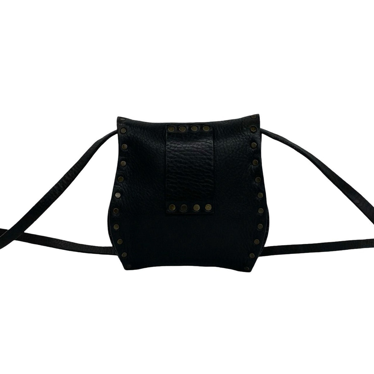 Celine Black Leather Pochette Shoulder Bag (Pre-Owned)