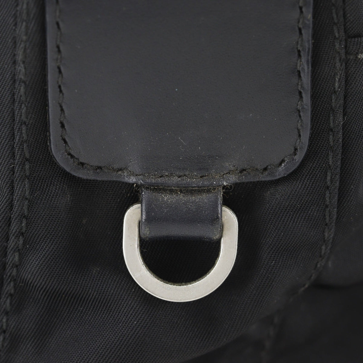 Prada Black Nylon Shoulder Bag (Pre-Owned)