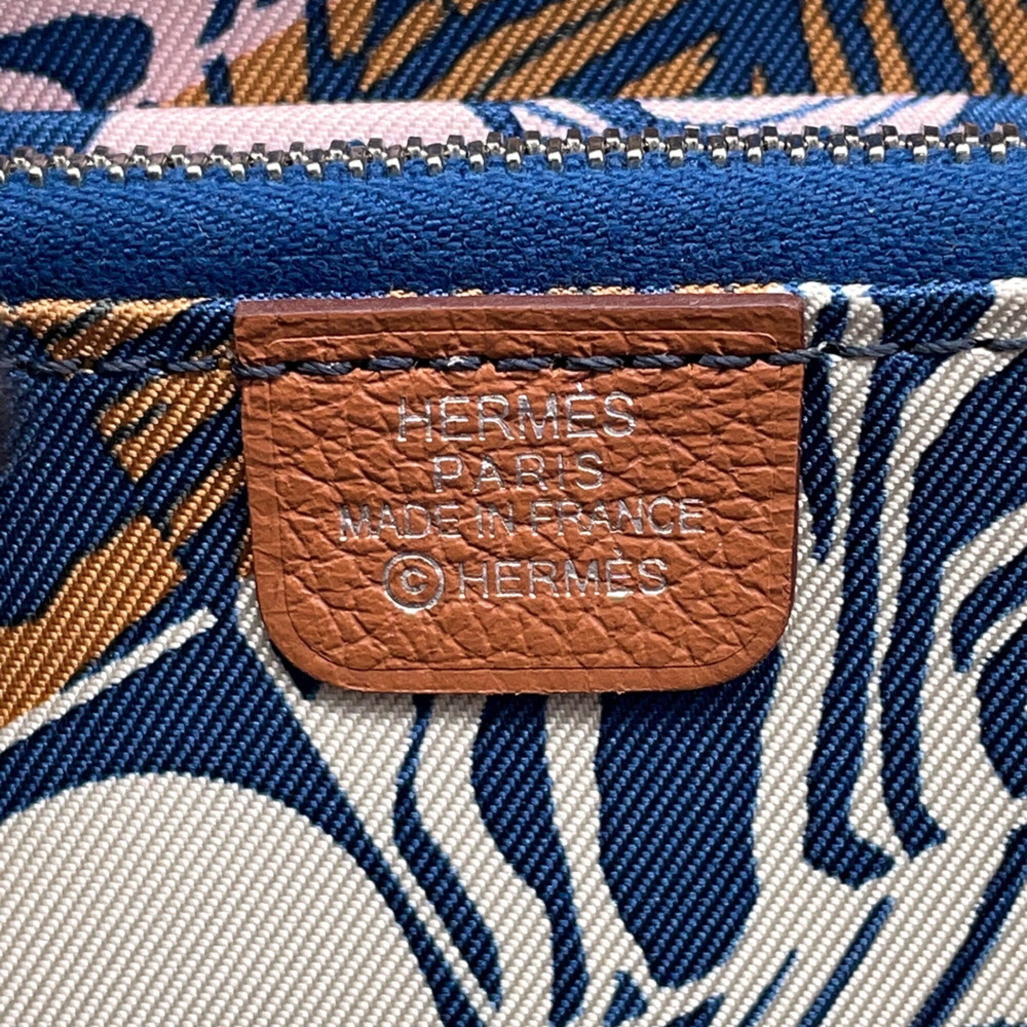 Hermes Silk'in Gold Coin Purse/Coin Case (Pre-Owned)