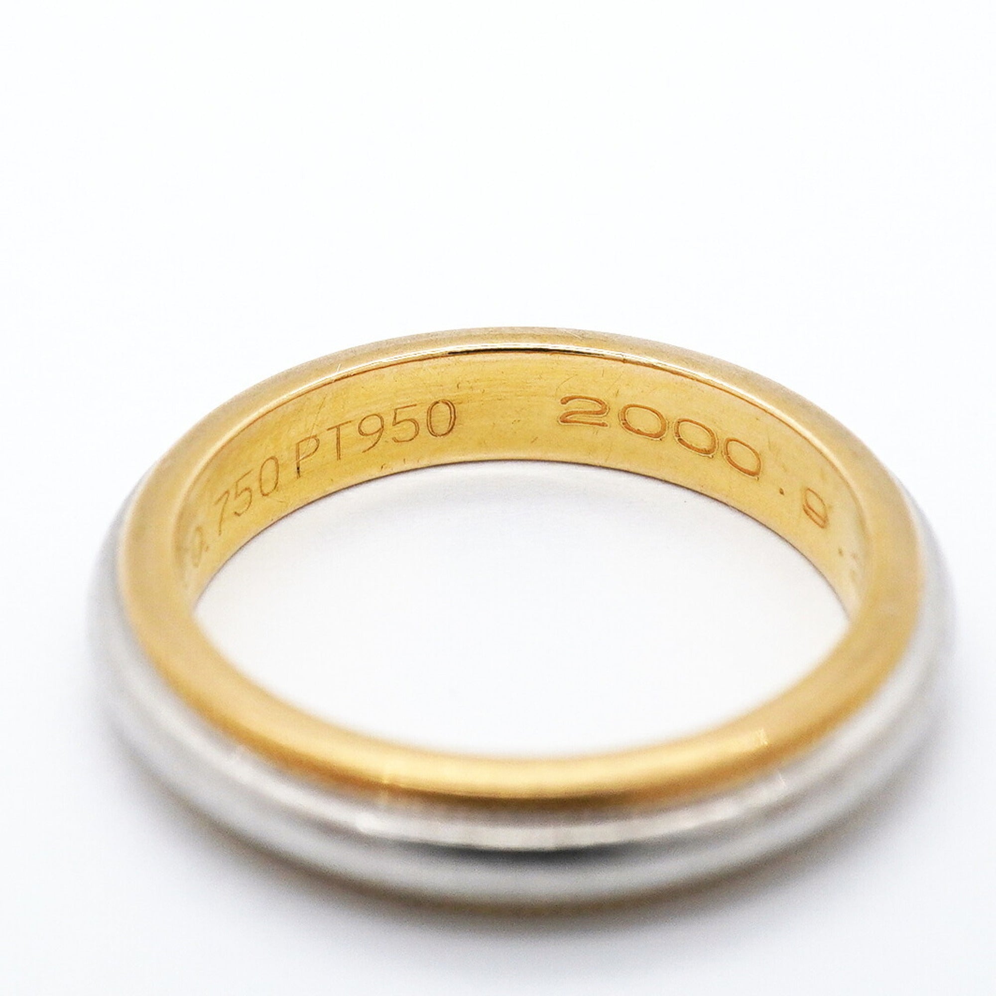Tiffany Yellow Gold (18K) Platinum 950 Band Ring (Pre-Owned)