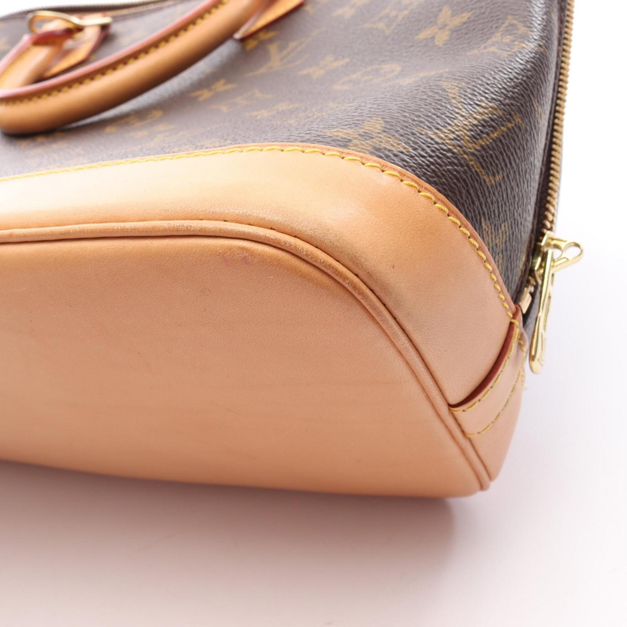 Louis Vuitton Brown Pvc Leather Handbag (Pre-Owned)