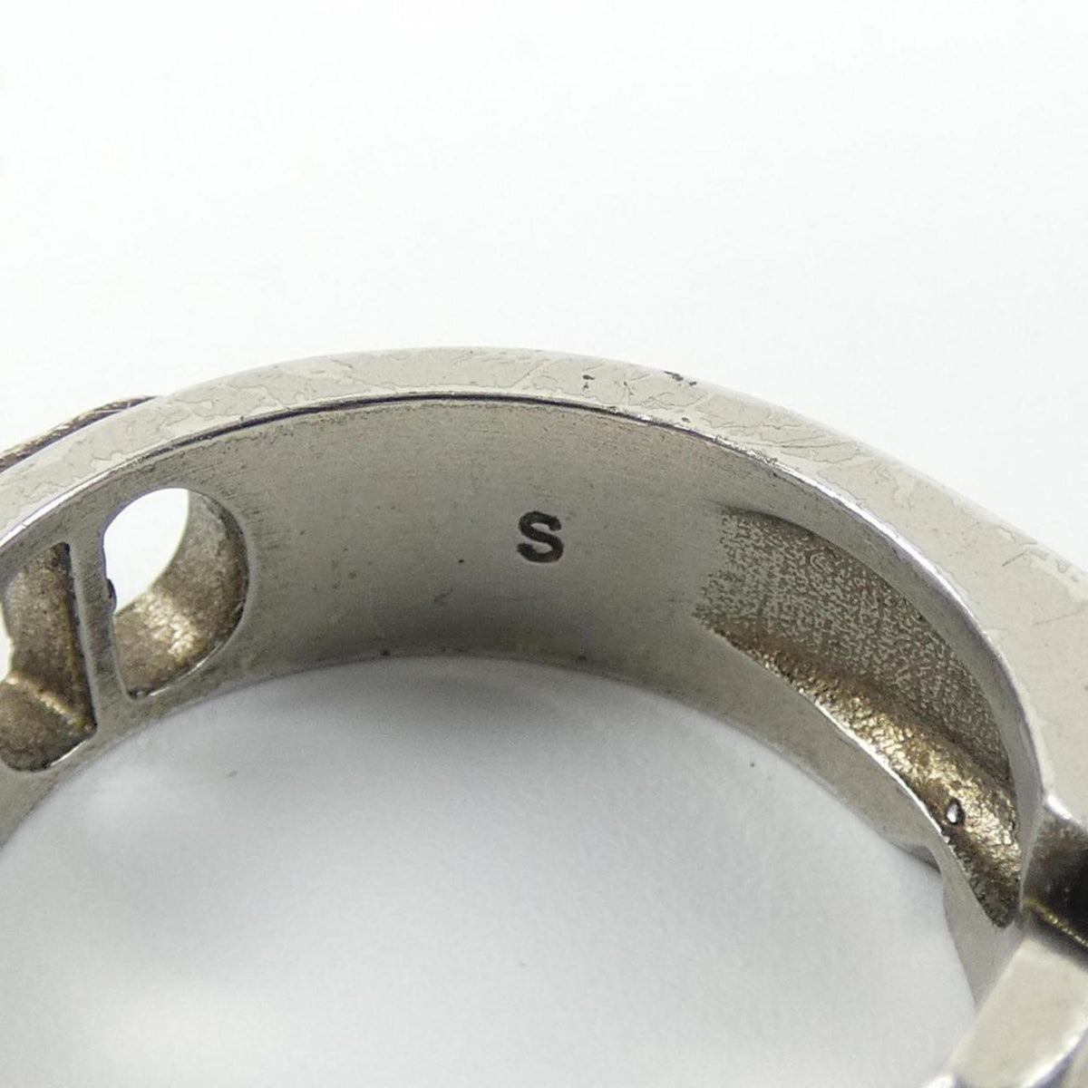 Christian Dior Silver Band Ring (Pre-Owned)