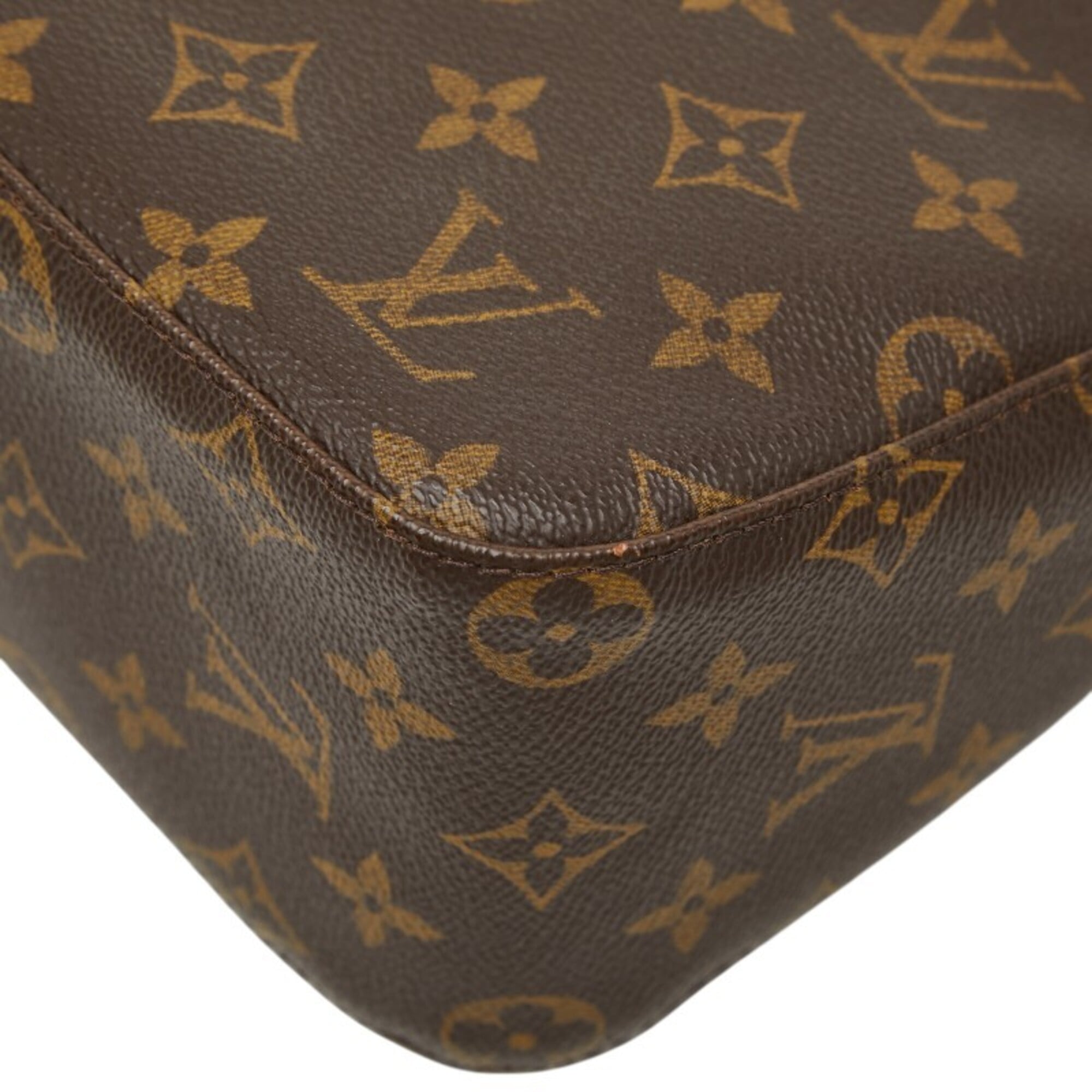 Louis Vuitton Brown Pvc Leather Handbag Shoulder Bag (Pre-Owned)