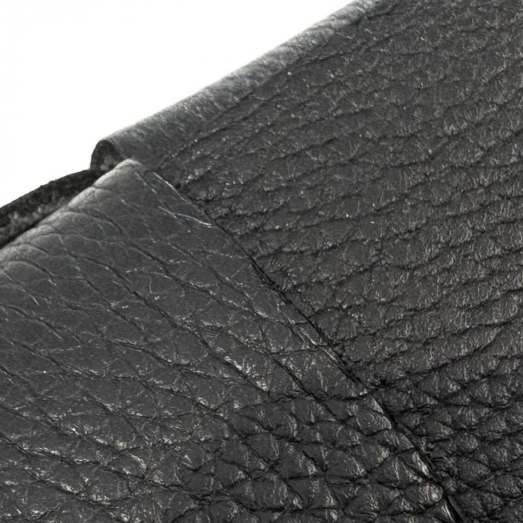 Bottega Veneta Black Leather Pouch Tote Bag (Pre-Owned)