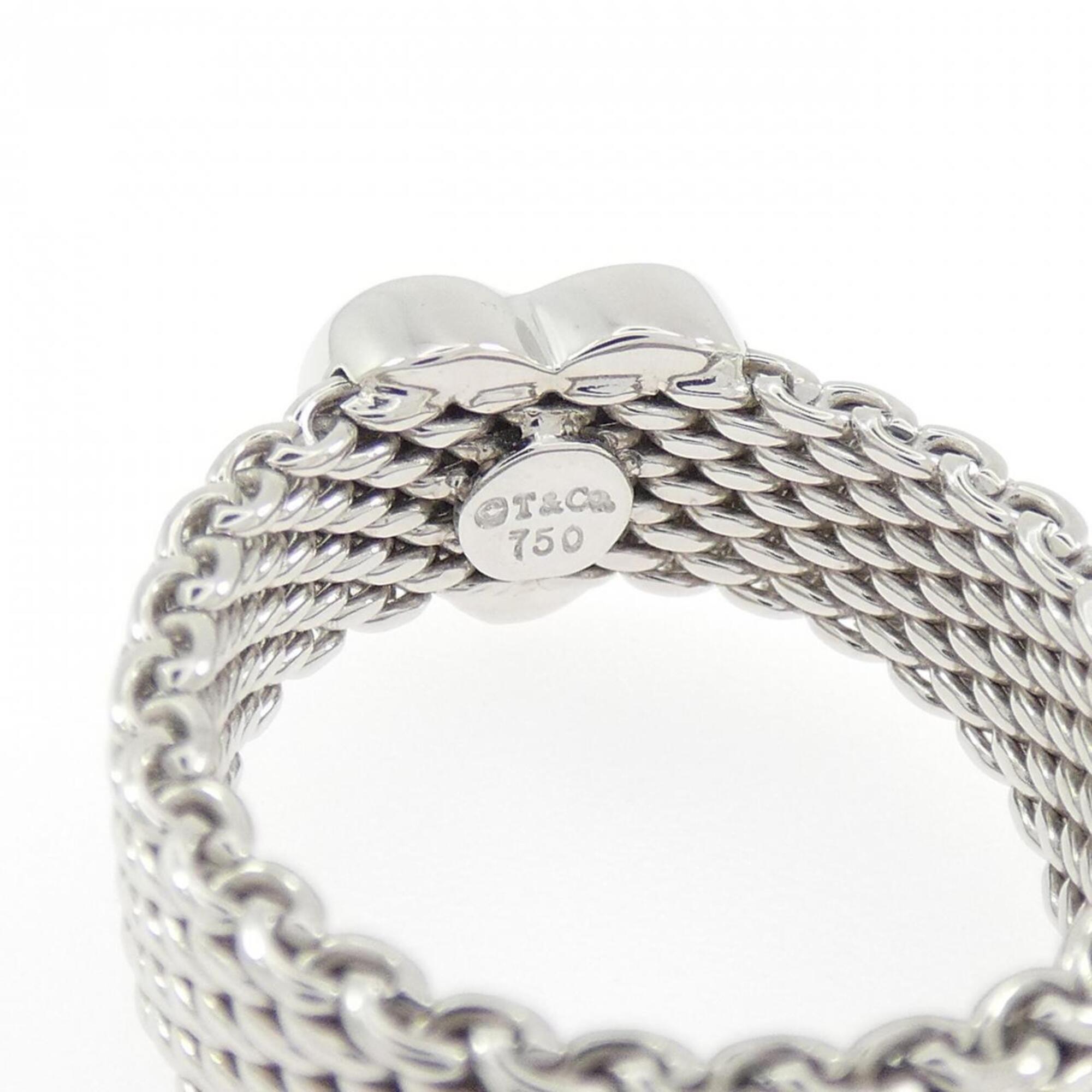 Tiffany White Gold (18K) Band Ring (Pre-Owned)
