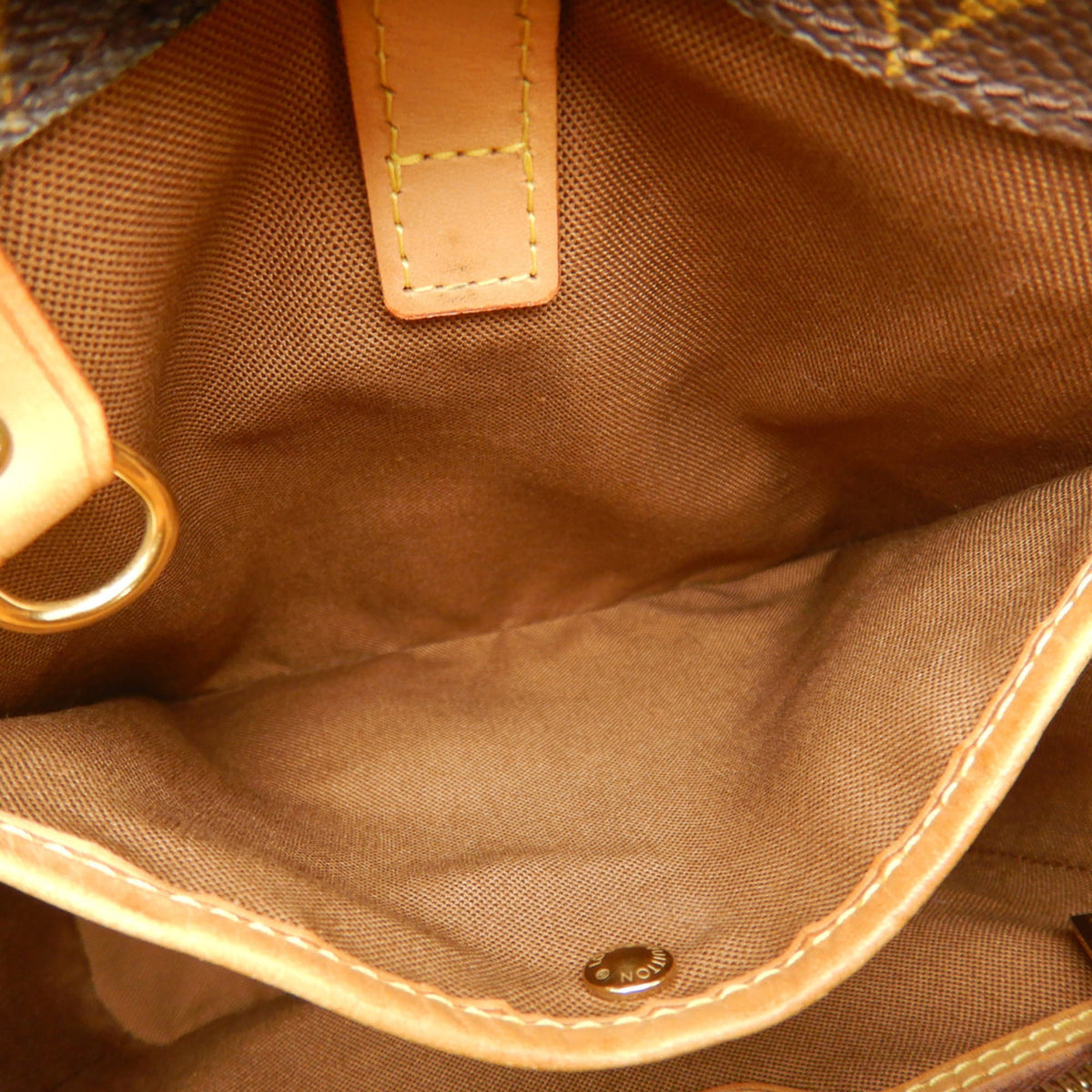 Louis Vuitton Brown Monogram Canvas Handbag (Pre-Owned)
