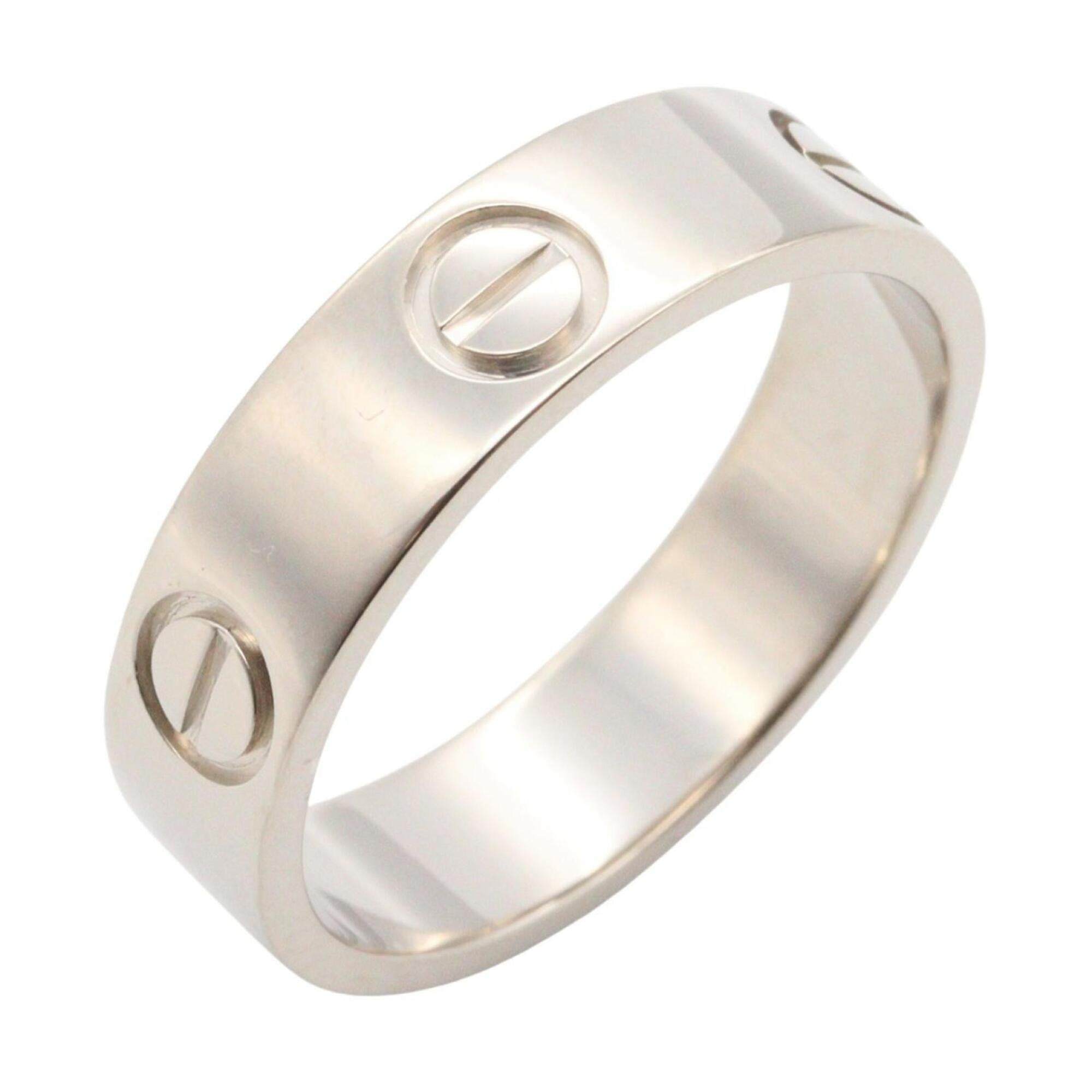 Cartier Silver White Gold (18K) Band Ring (Pre-Owned)