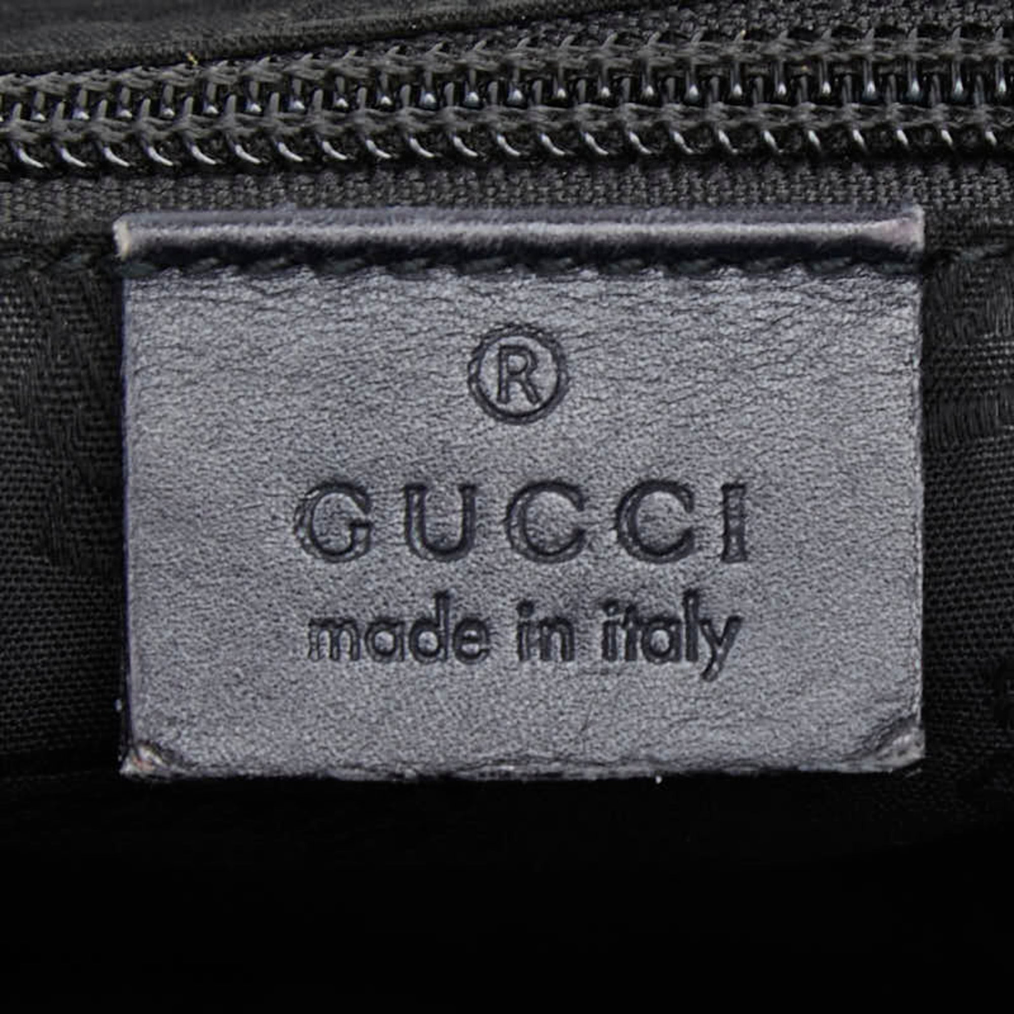 Gucci Black Pvc Leather Shoulder Bag (Pre-Owned)