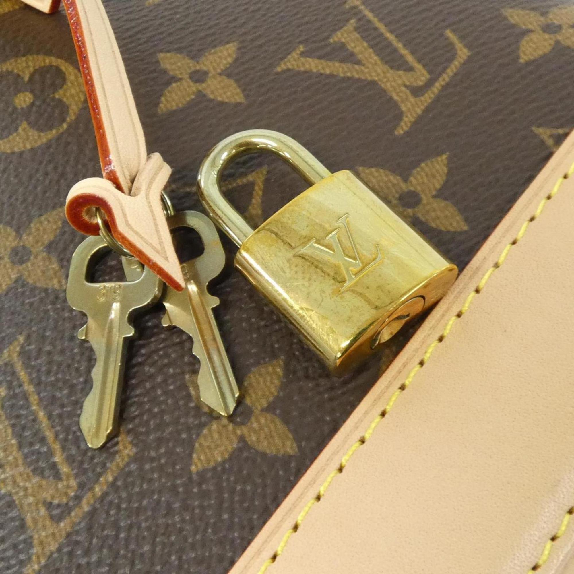 Louis Vuitton Brown Coated Canvas Backpack (Pre-Owned)