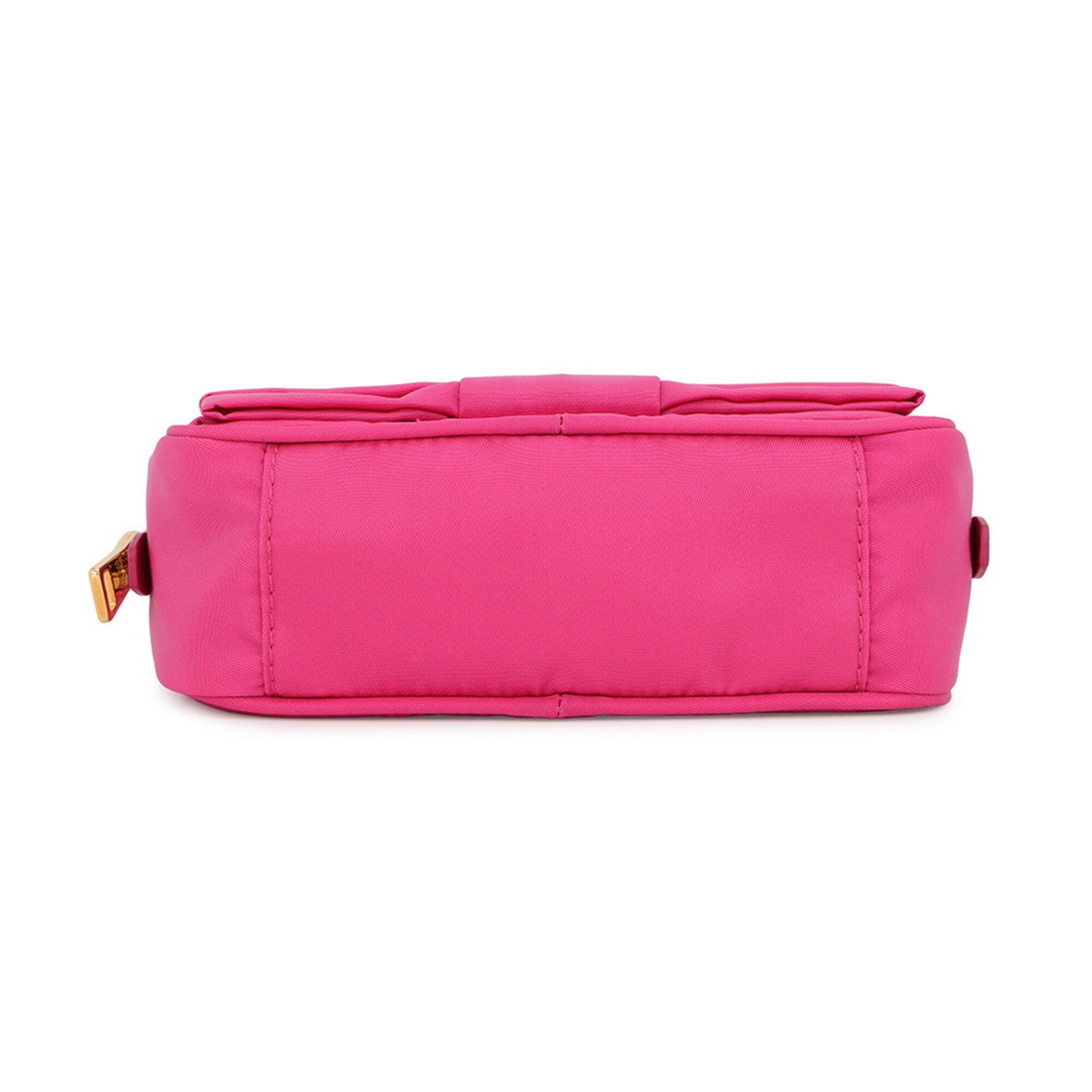 Prada Pink Nylon Leather Shoulder Bag (Pre-Owned)