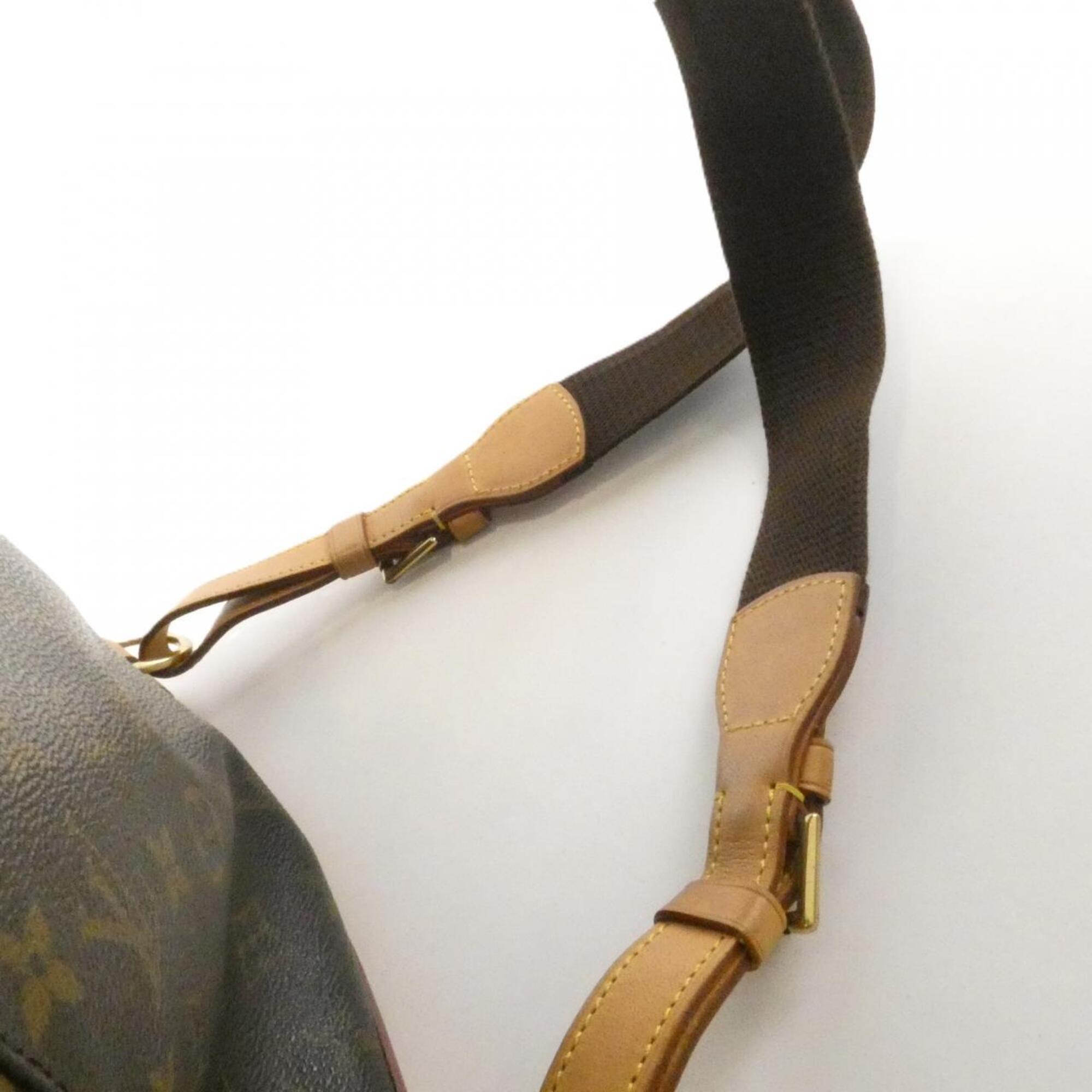 Louis Vuitton Marron Coated Canvas Backpack (Pre-Owned)
