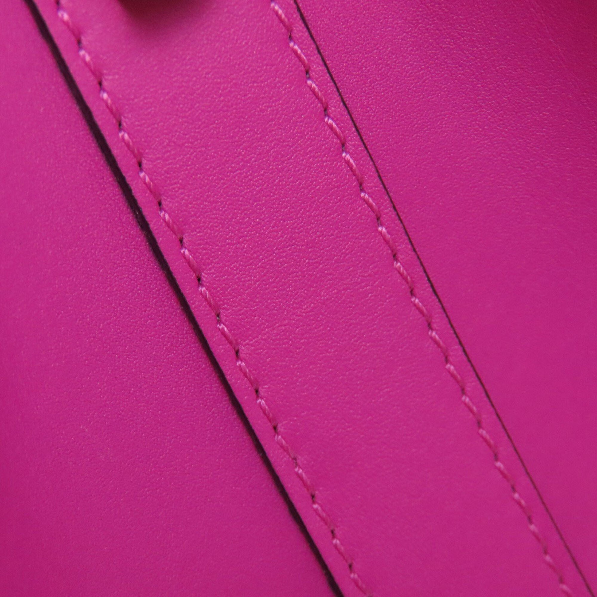 Valextra Pink Leather Handbag (Pre-Owned)