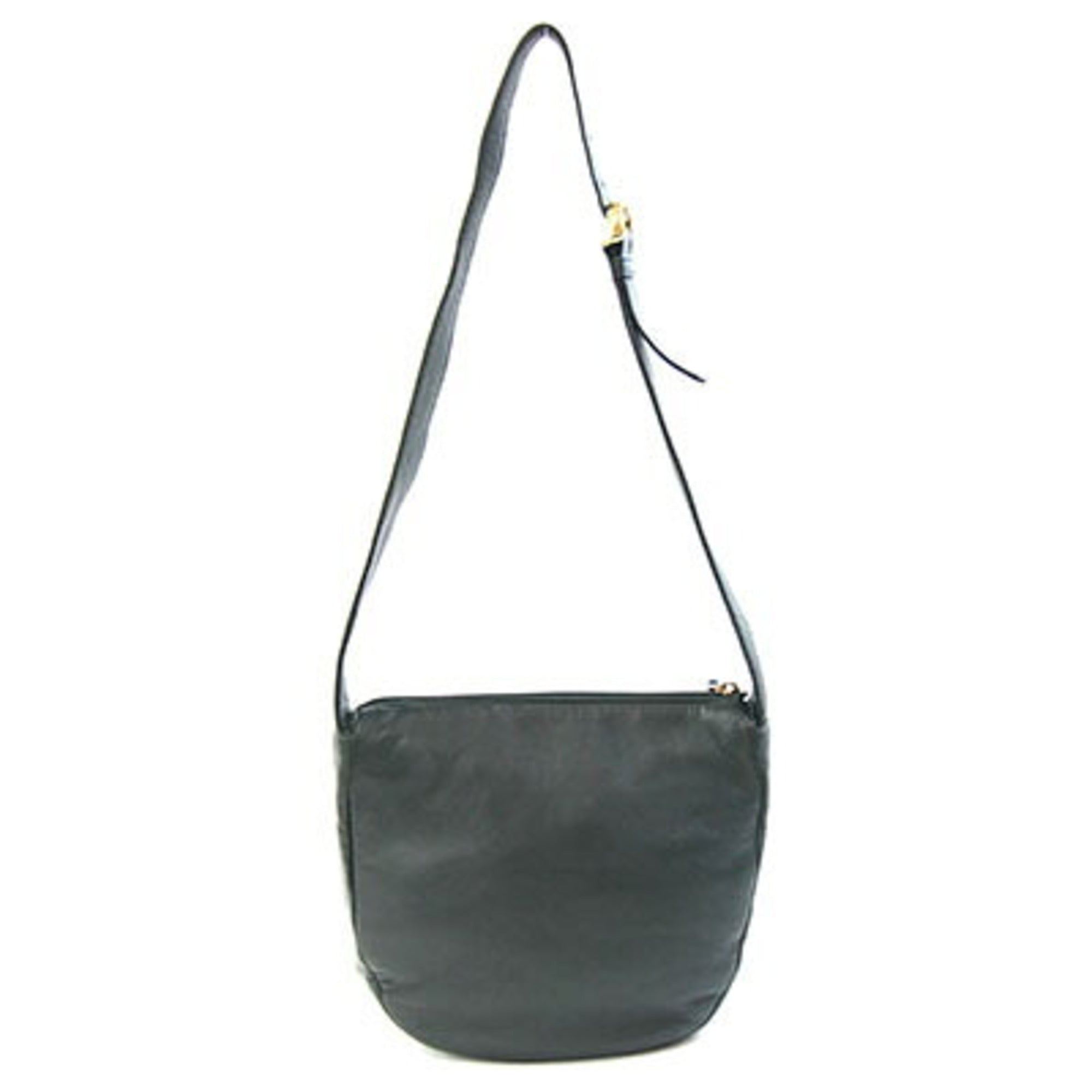 Loewe Green Leather Shoulder Bag (Pre-Owned)