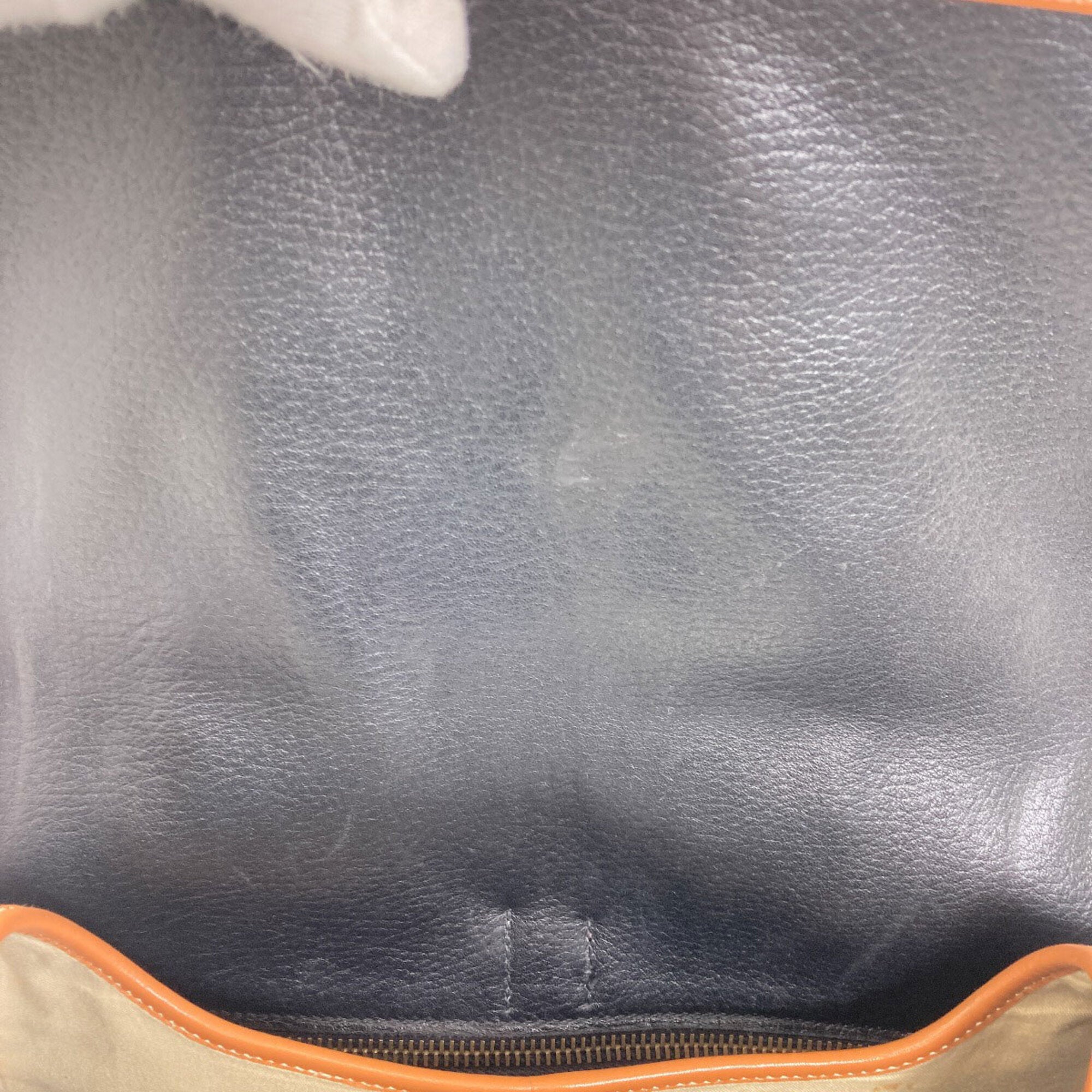 Hermes Black Brown Leather Shoulder Bag (Pre-Owned)