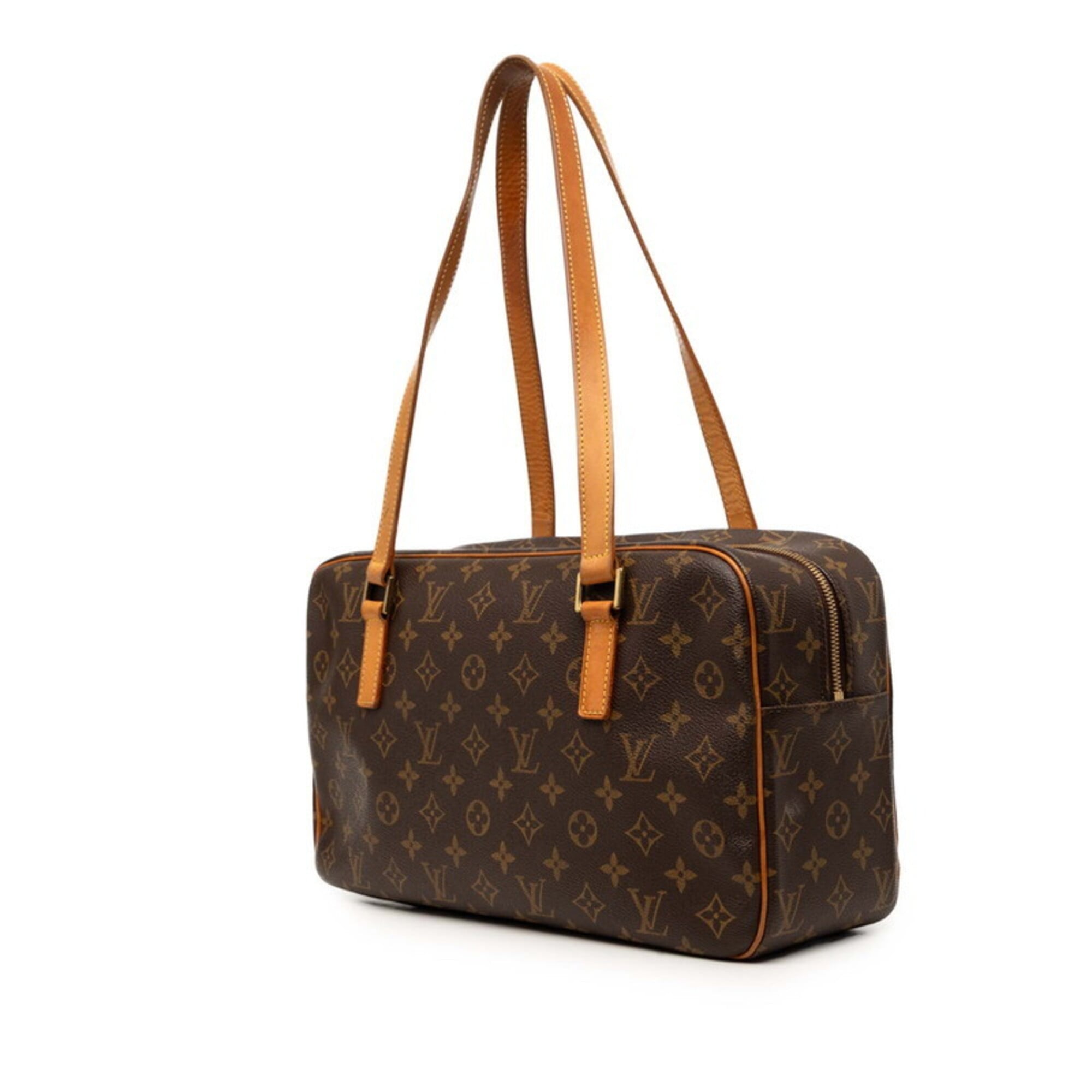 Louis Vuitton Brown Pvc Leather Shoulder Bag Tote Bag (Pre-Owned)