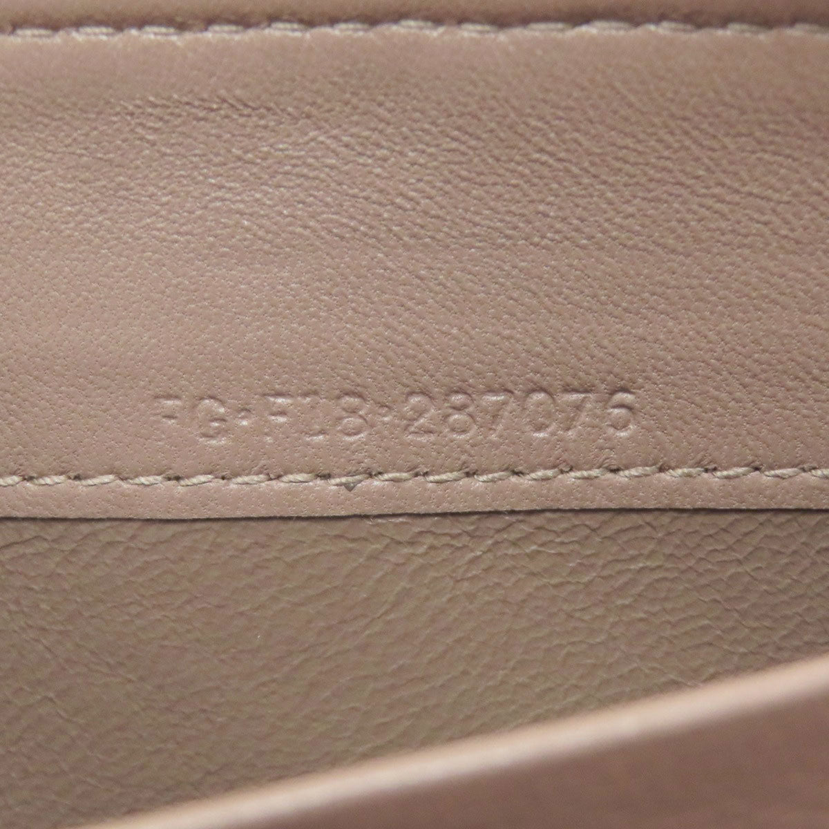 Bvlgari Gold Leather Long Wallet (Bi-Fold) (Pre-Owned)