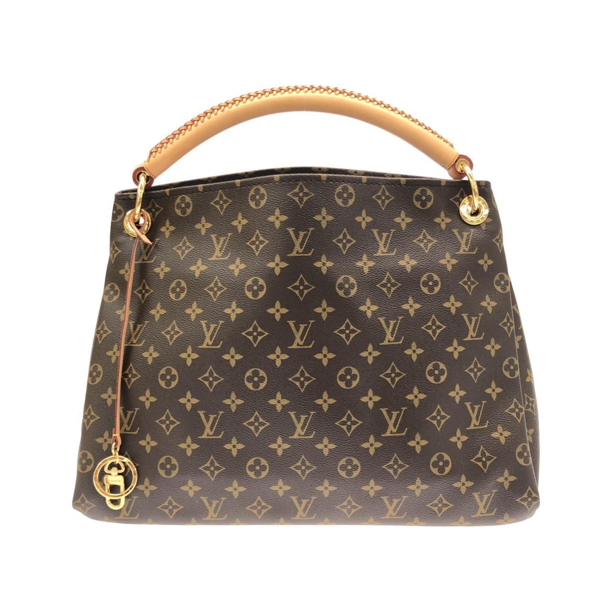 Louis Vuitton Marron Coated Canvas Shoulder Bag (Pre-Owned)