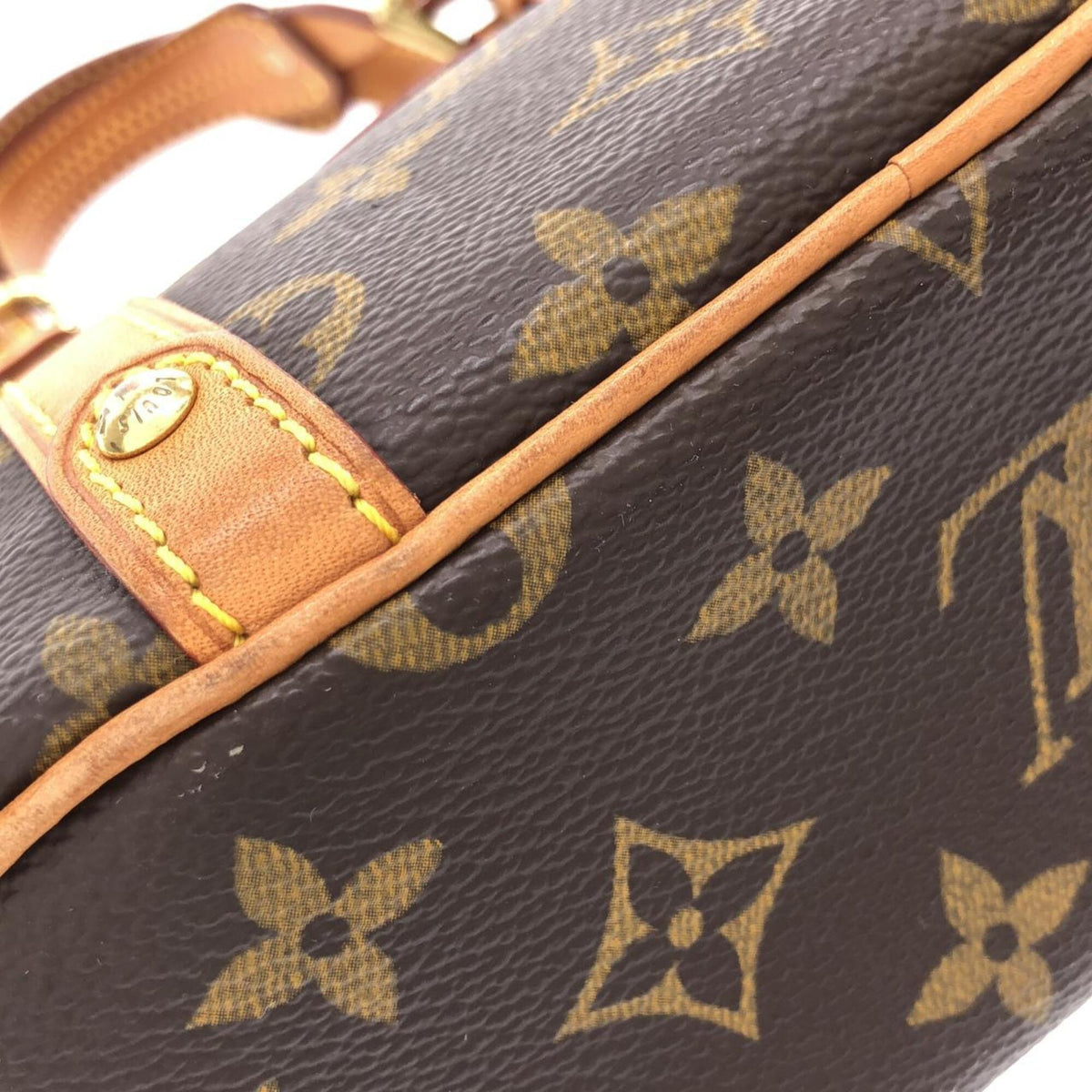 Louis Vuitton Monogram Marron Coated Canvas Handbag (Pre-Owned)