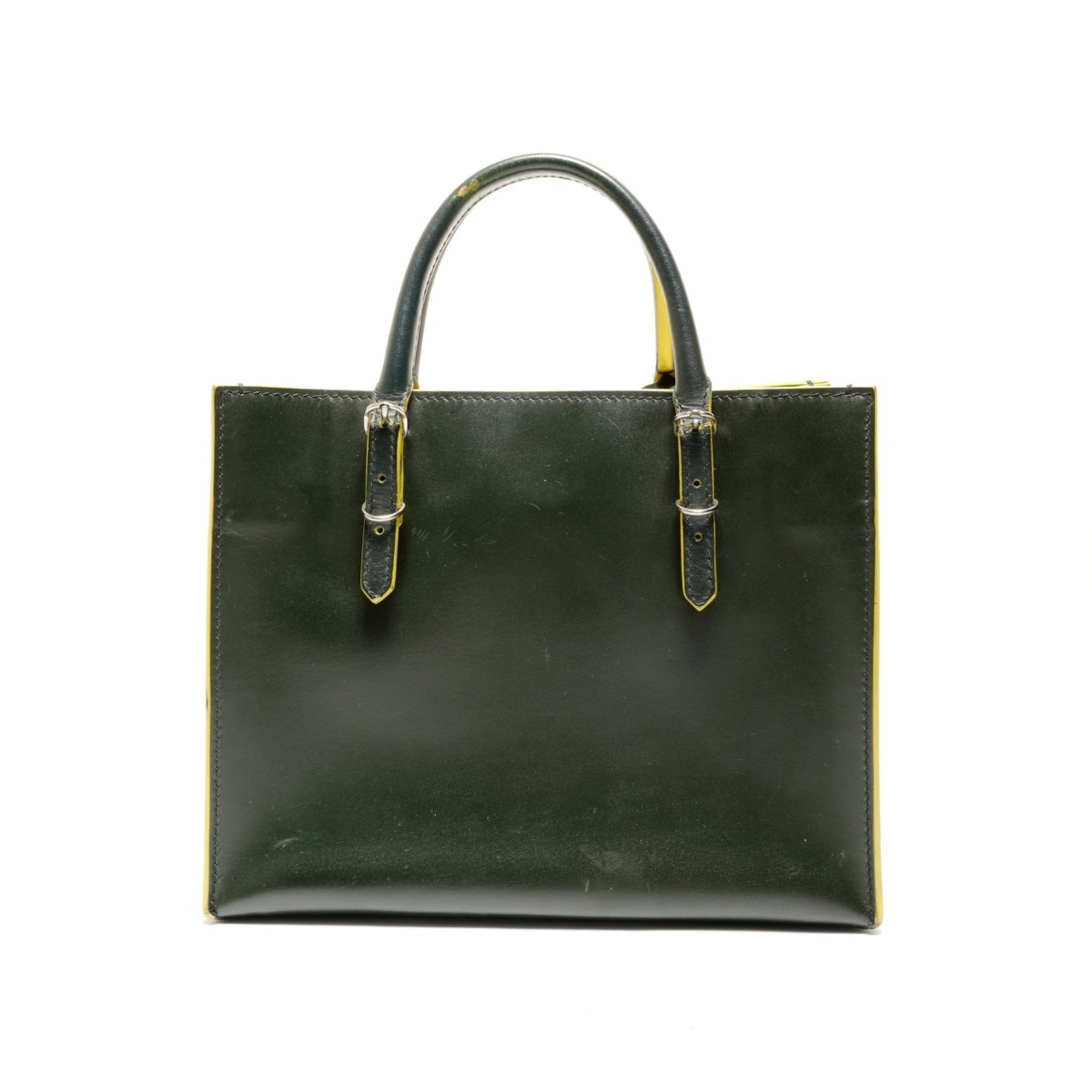 Balenciaga Green Leather Handbag (Pre-Owned)