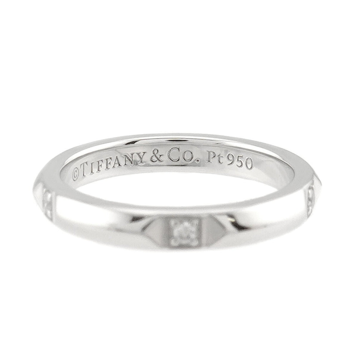 Tiffany Platinum 950 Band Ring (Pre-Owned)